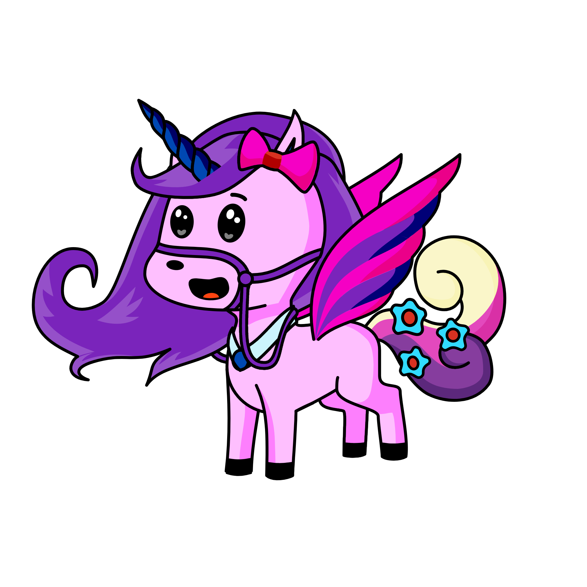 pinky, the unicorn