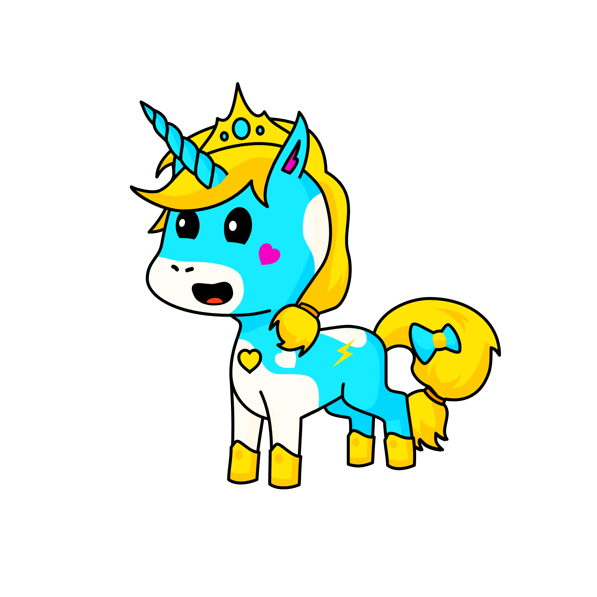 Sky, the unicorn