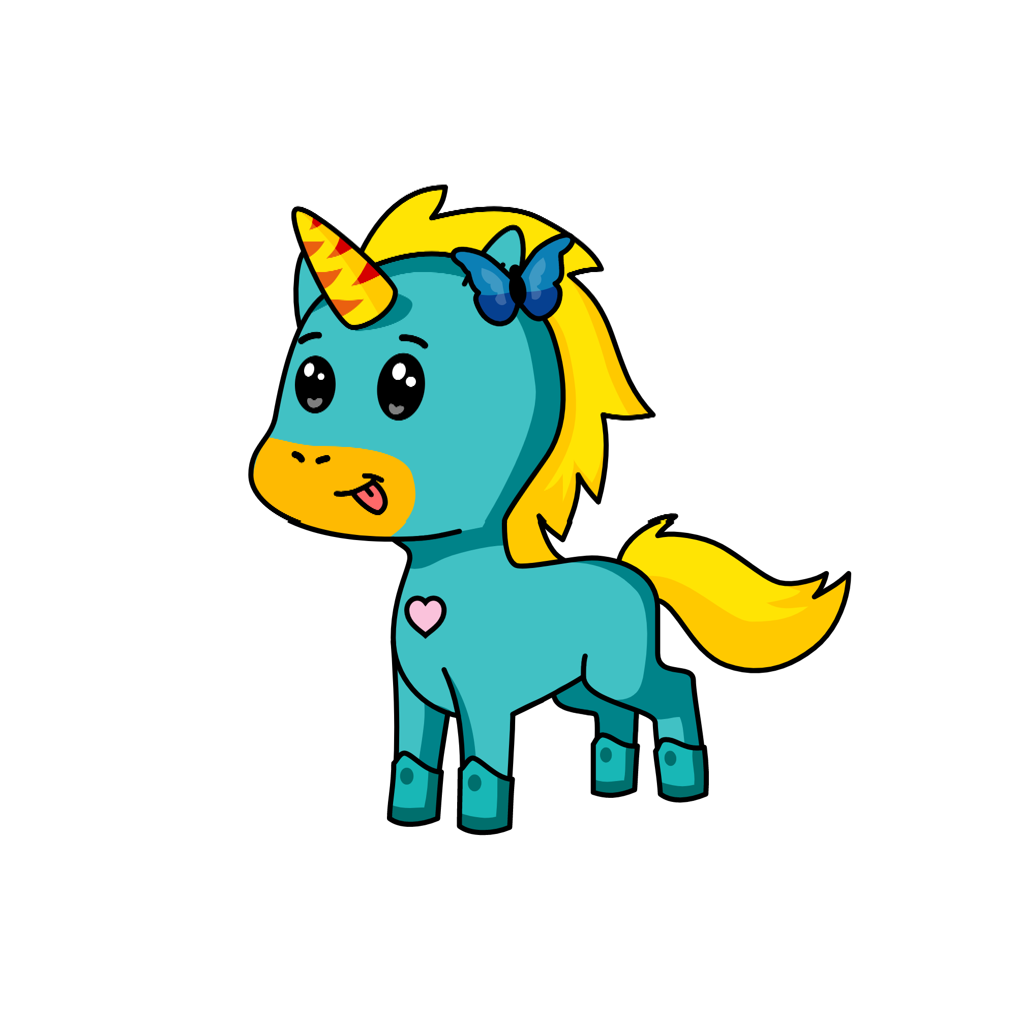 Snowella, the unicorn