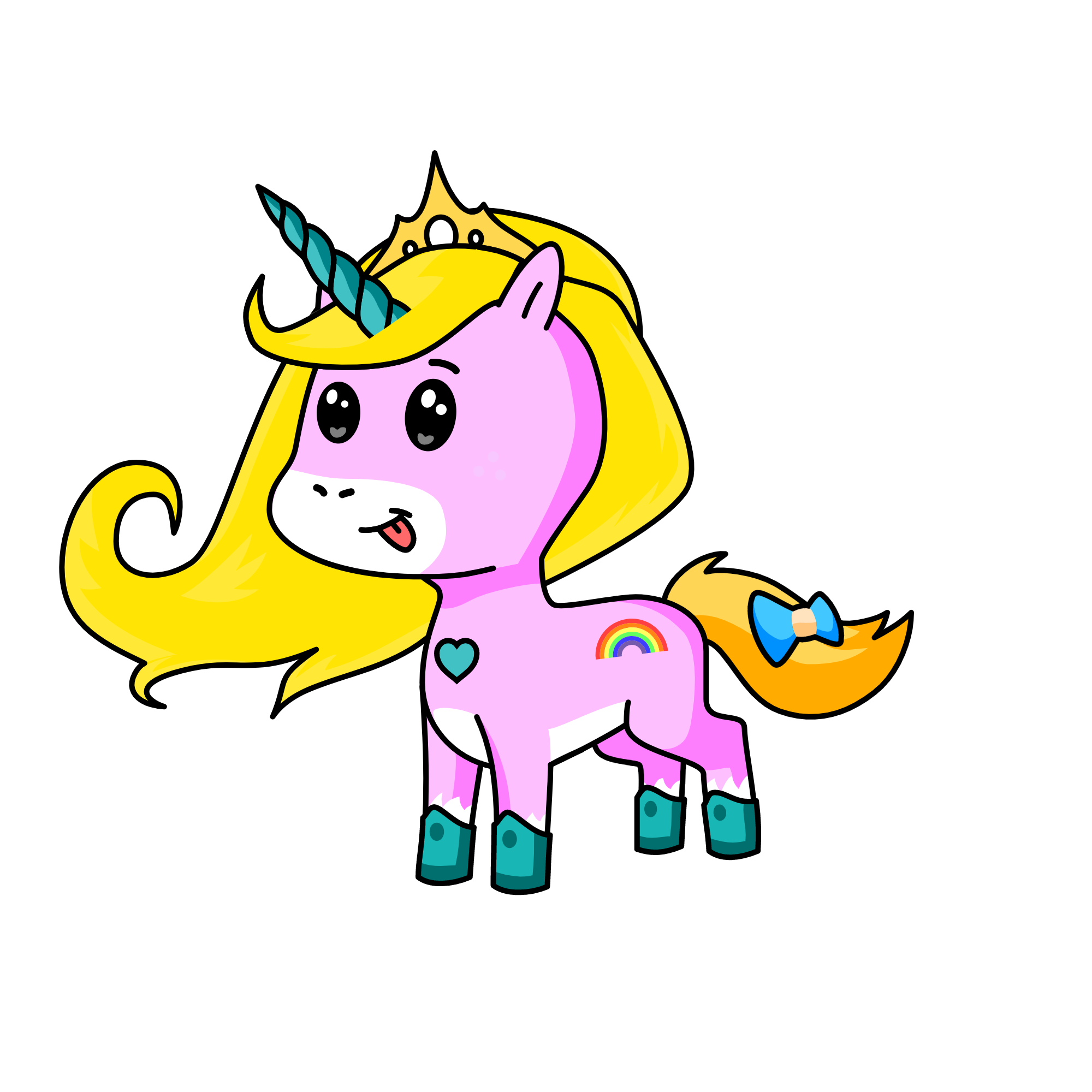 Peaches, the unicorn