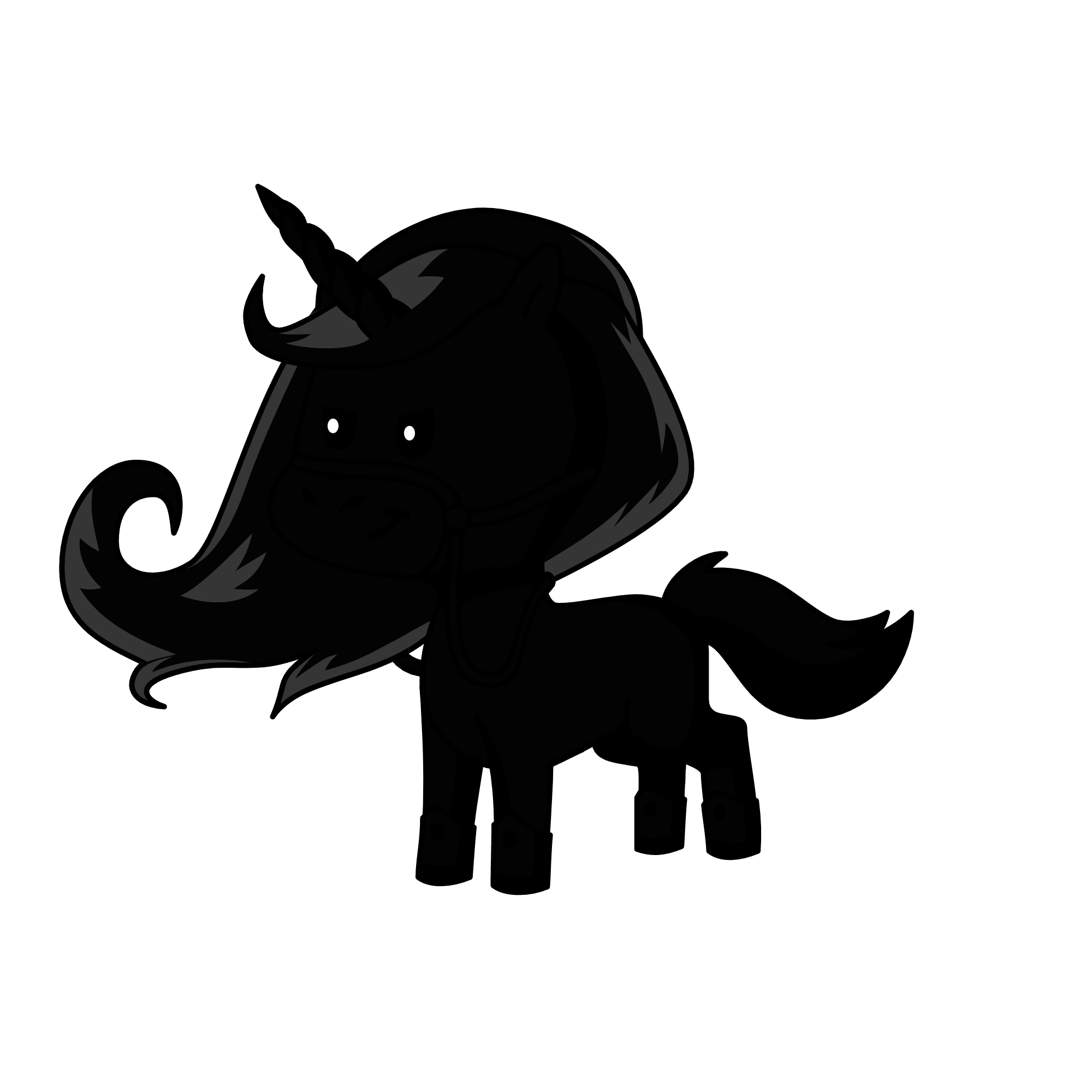 shadow Queen, the unicorn