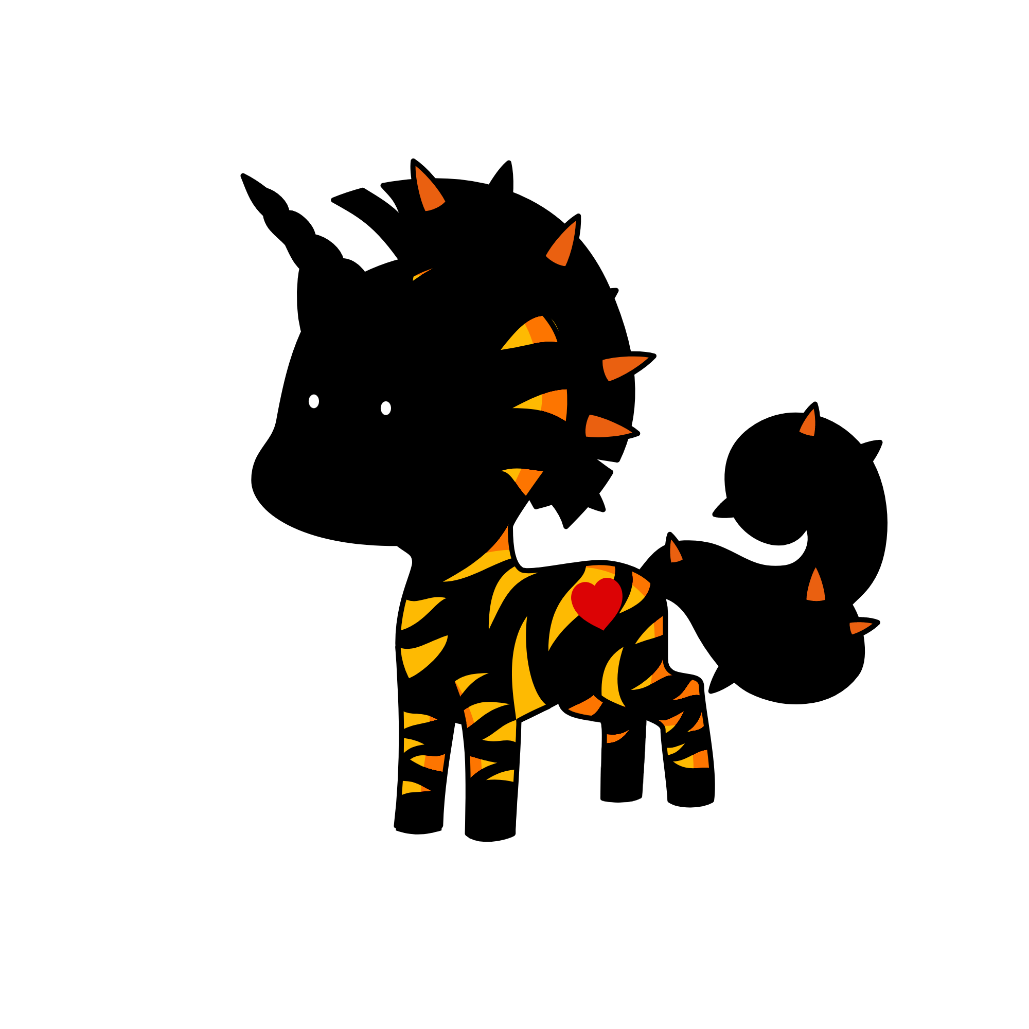 Tiger, the unicorn