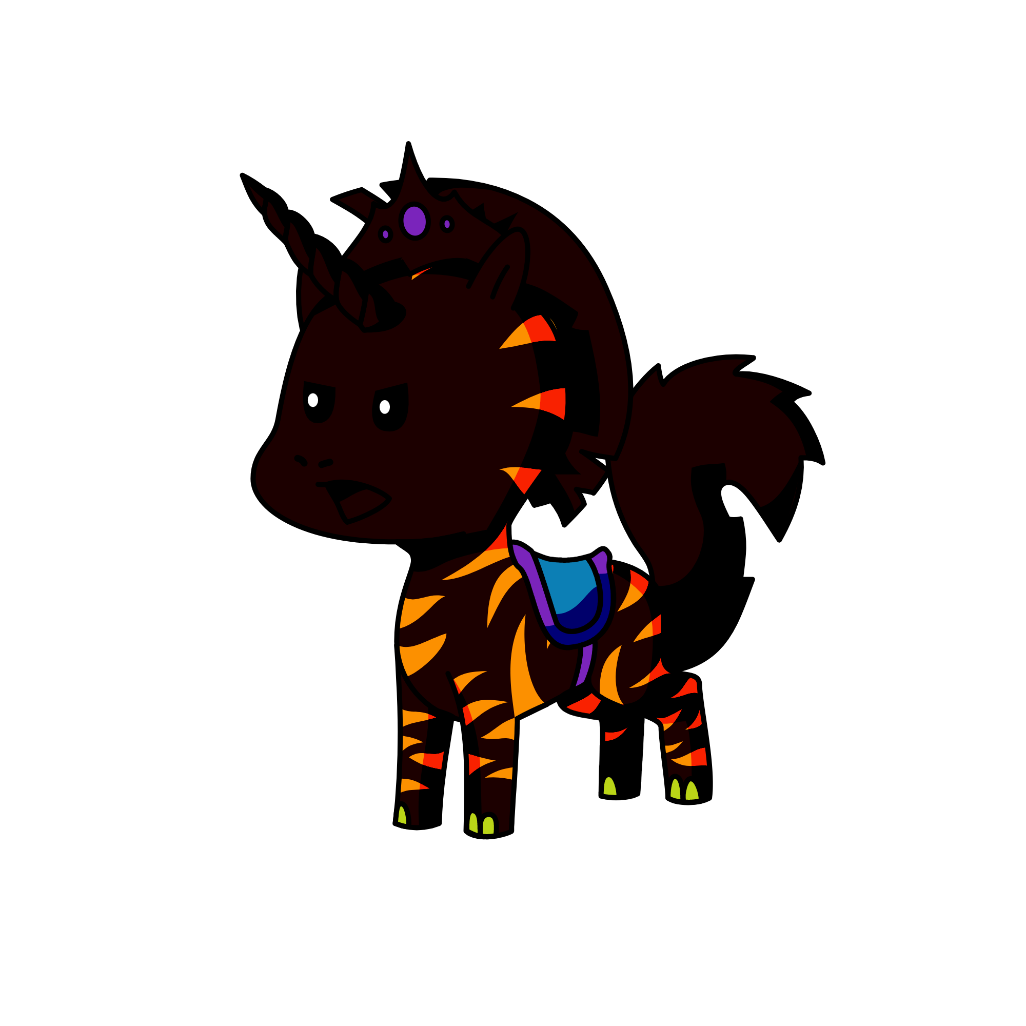 tiger shadow, the unicorn