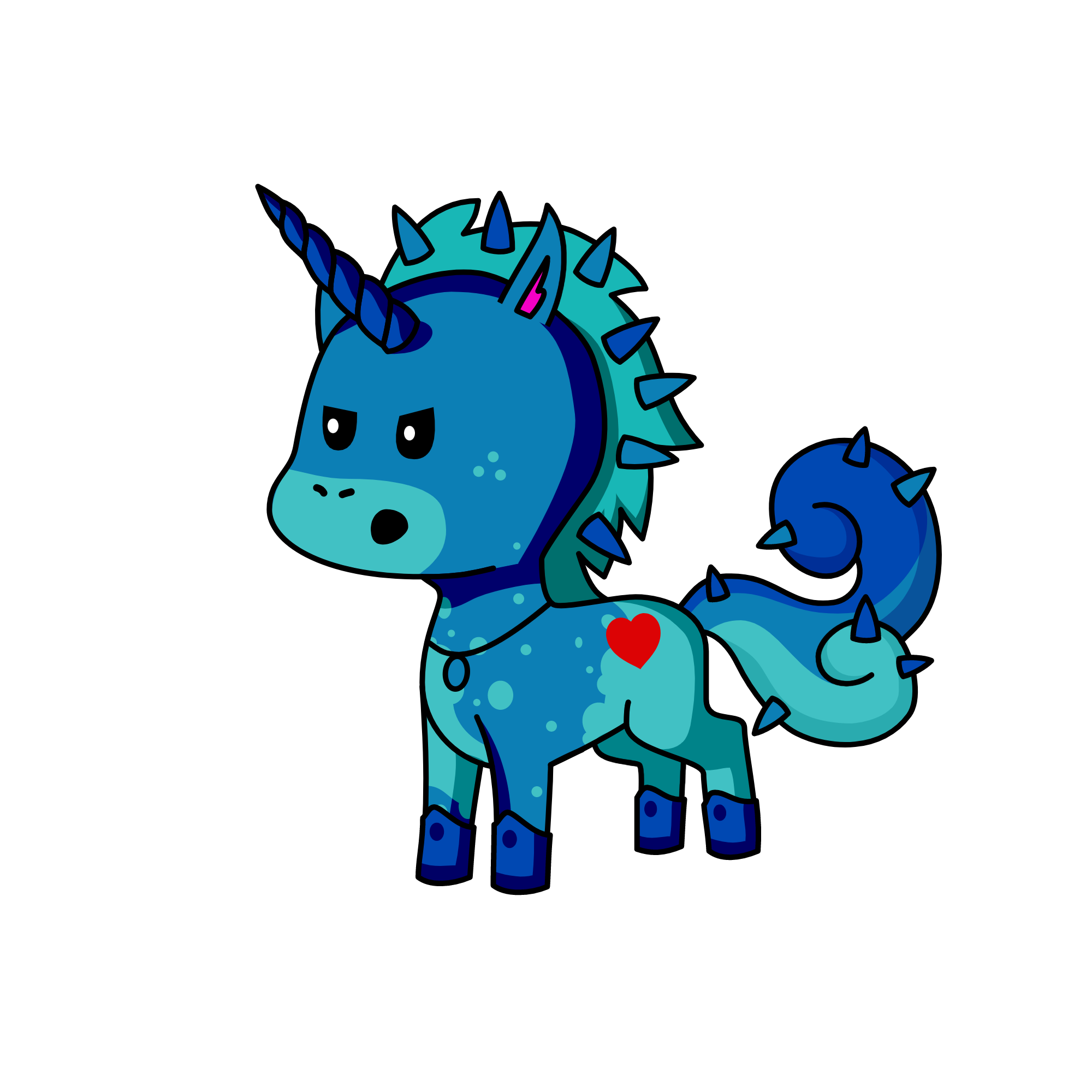 Riptide, the unicorn