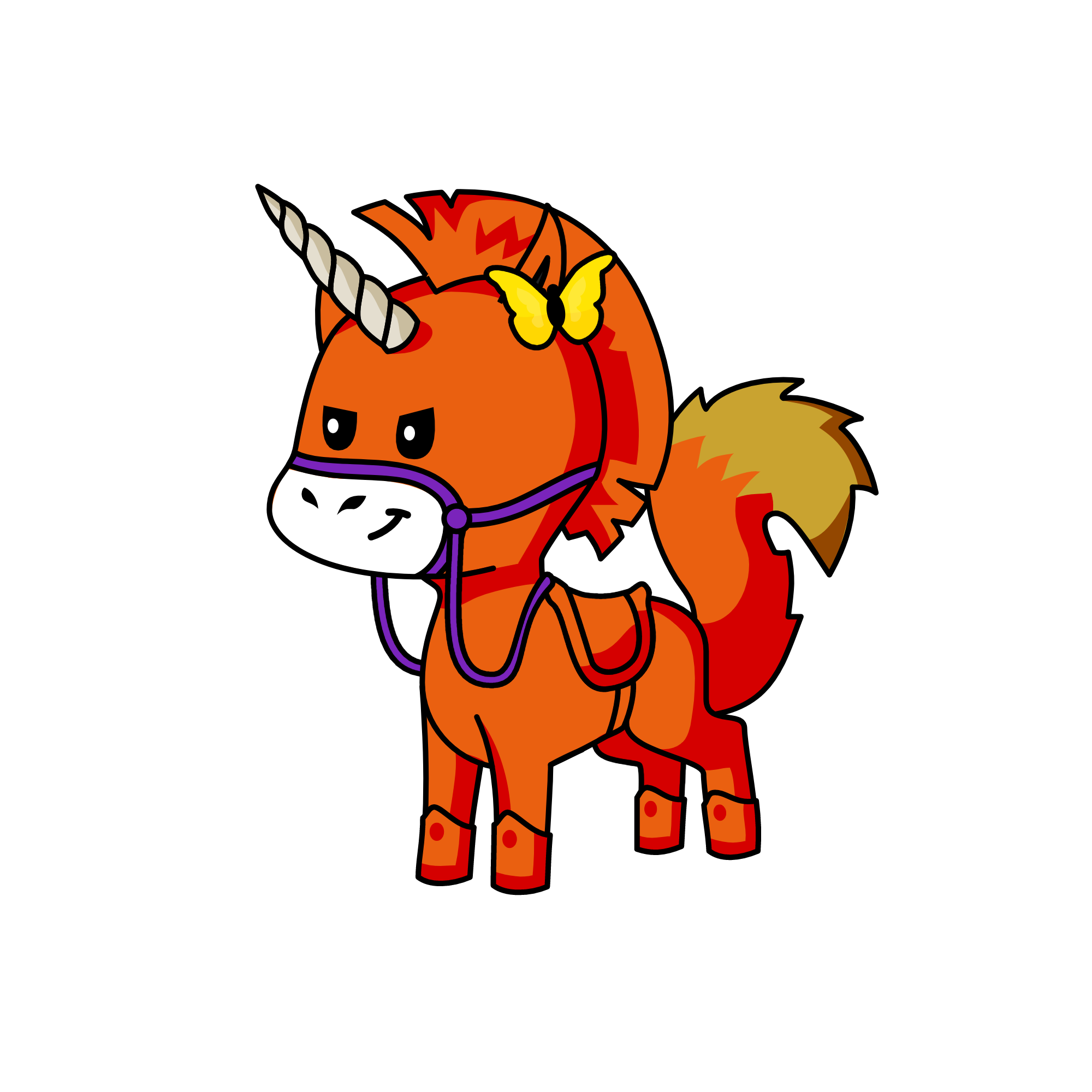 dragon, the unicorn
