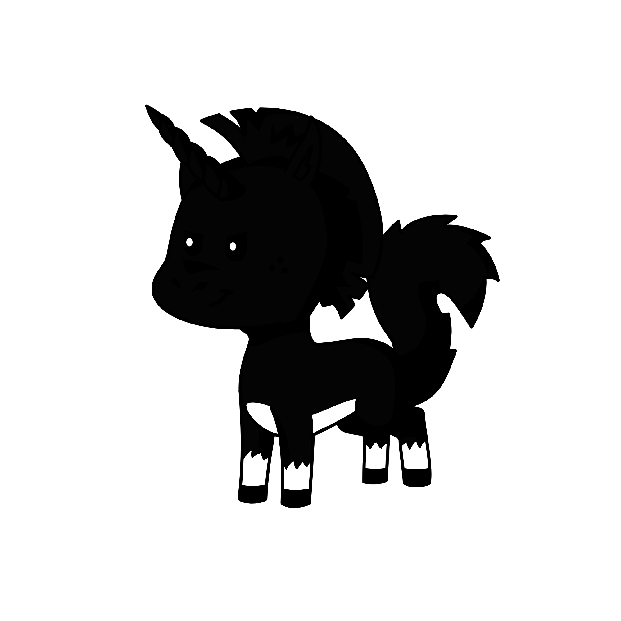 silent, the unicorn