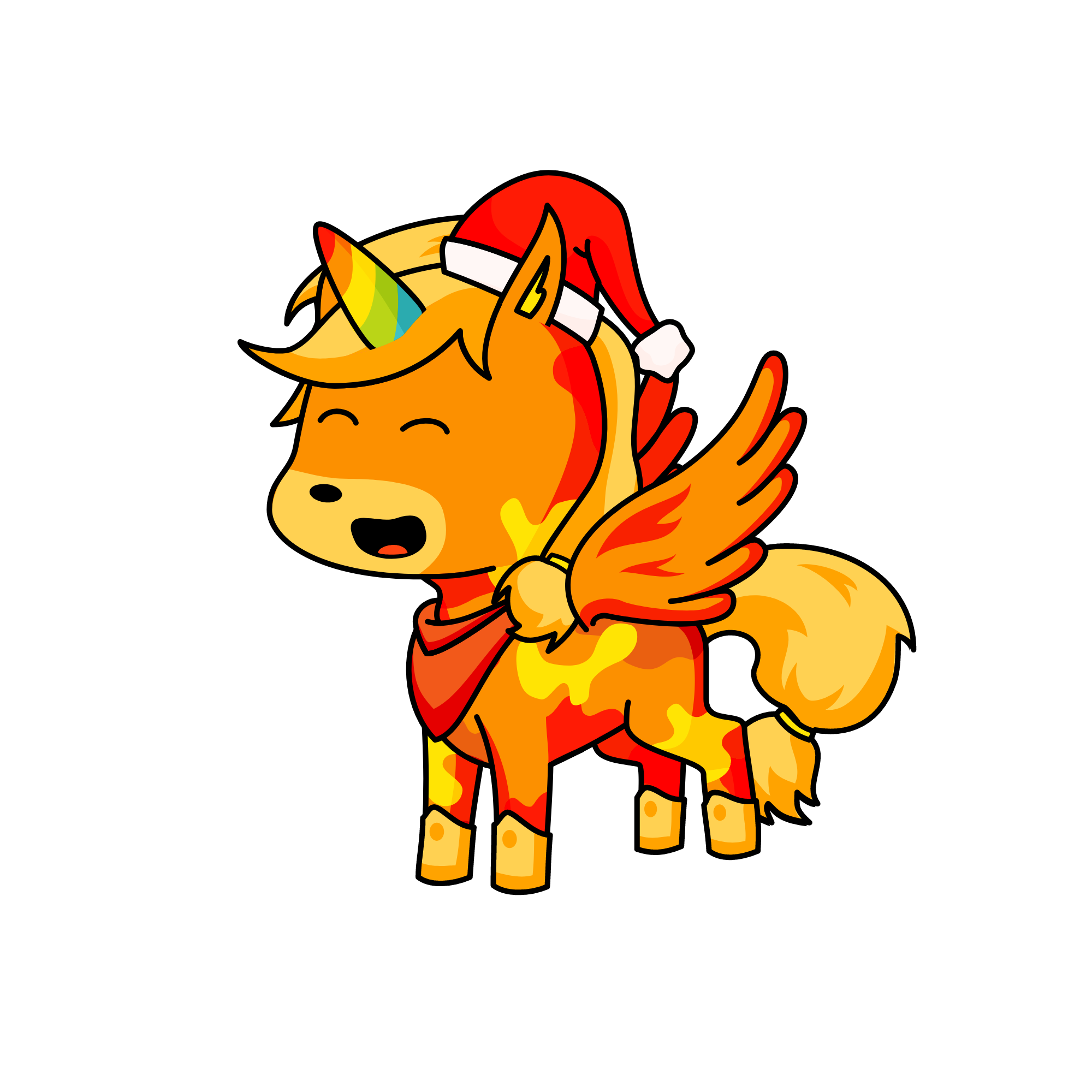 Happy, the unicorn