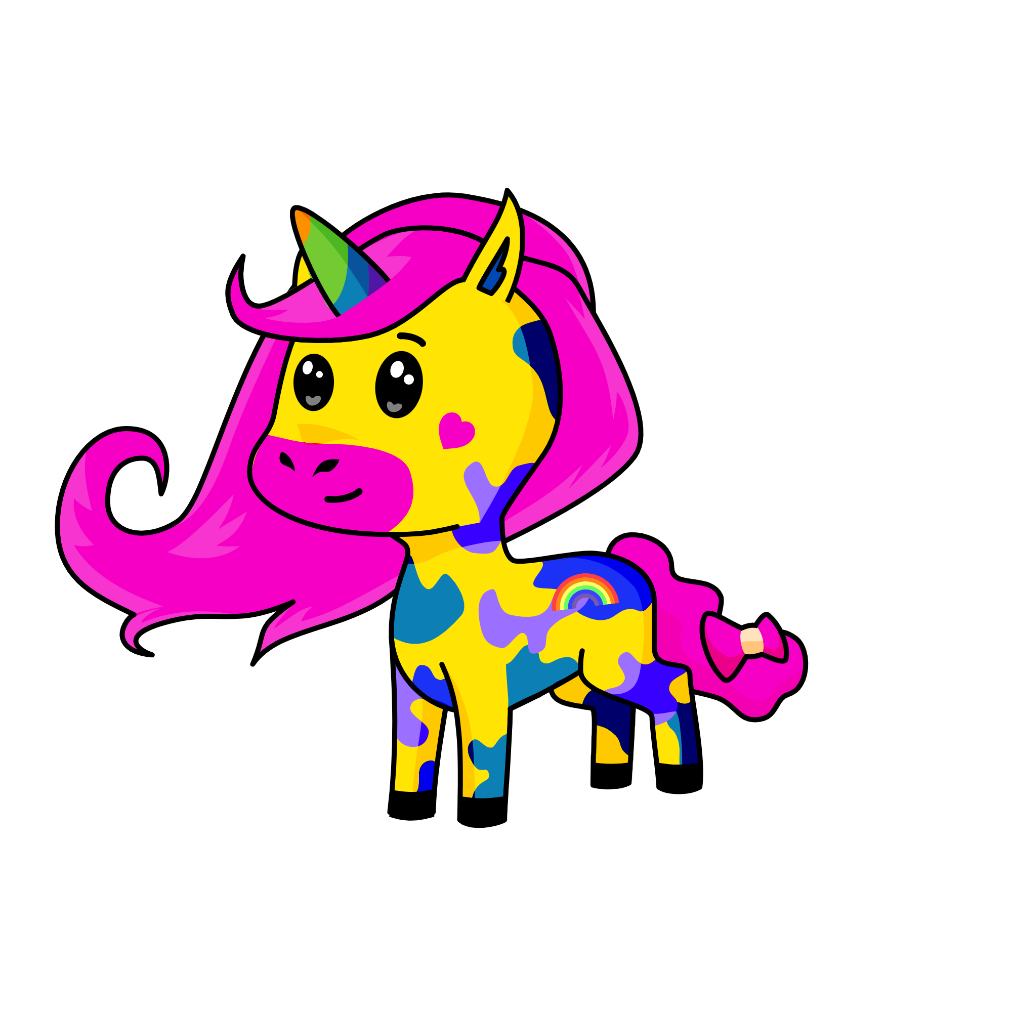 Rainb, the unicorn
