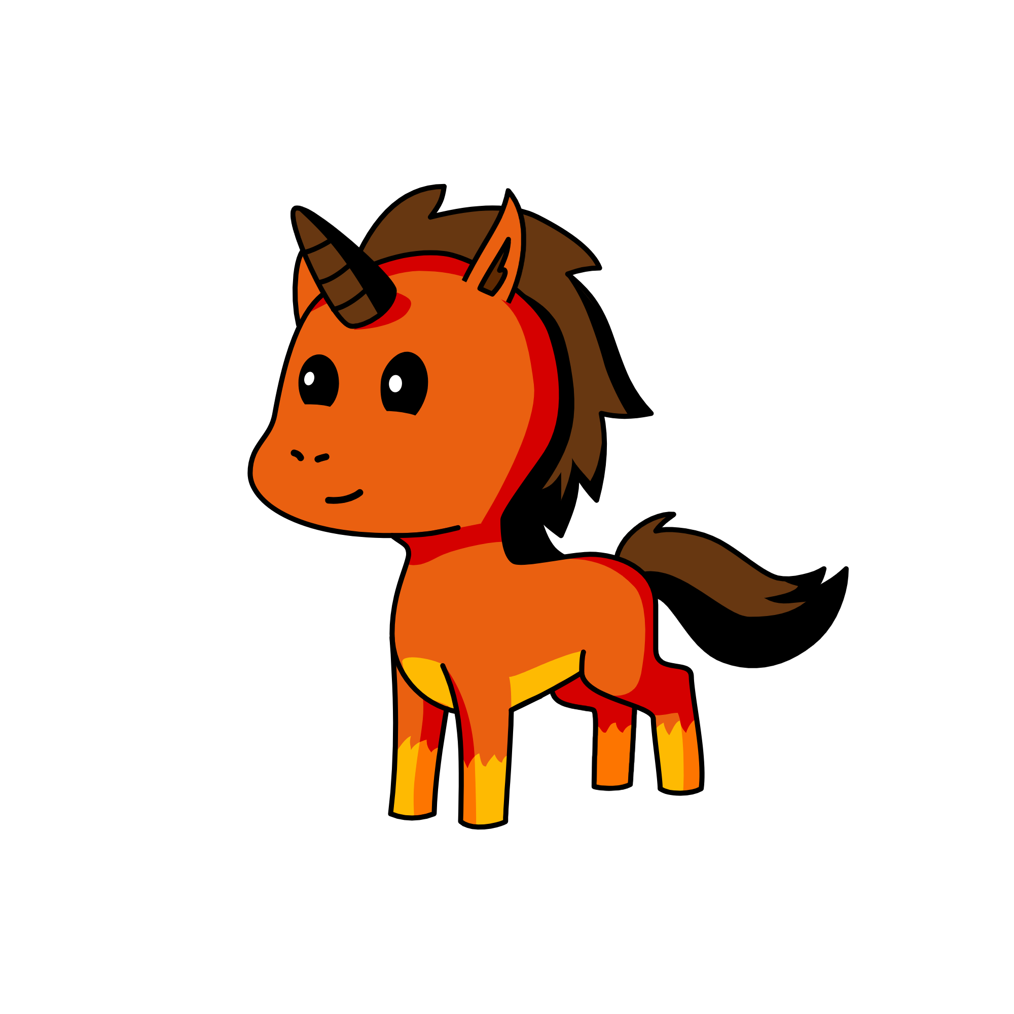 Clay, the unicorn
