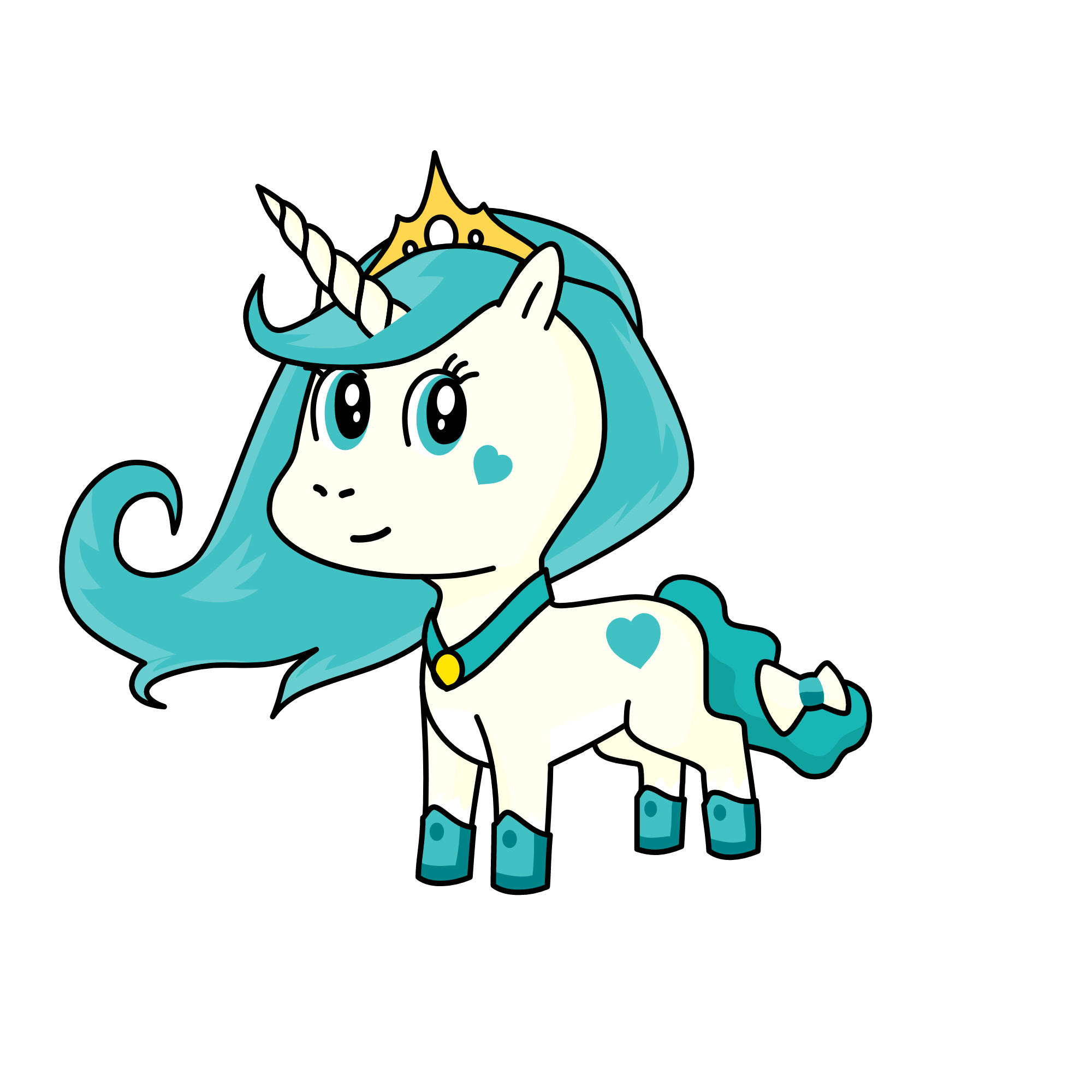 winter, the unicorn