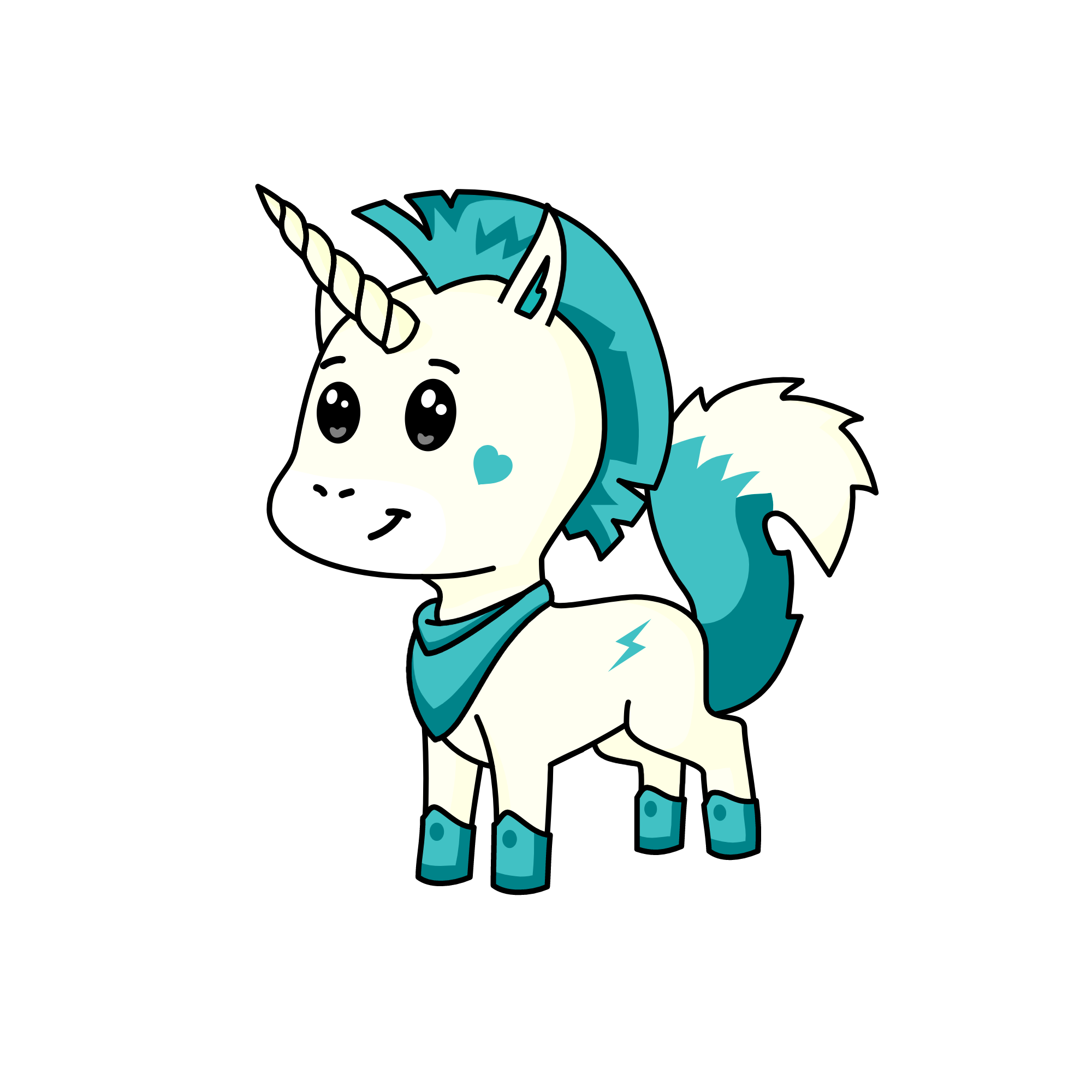 snow, the unicorn