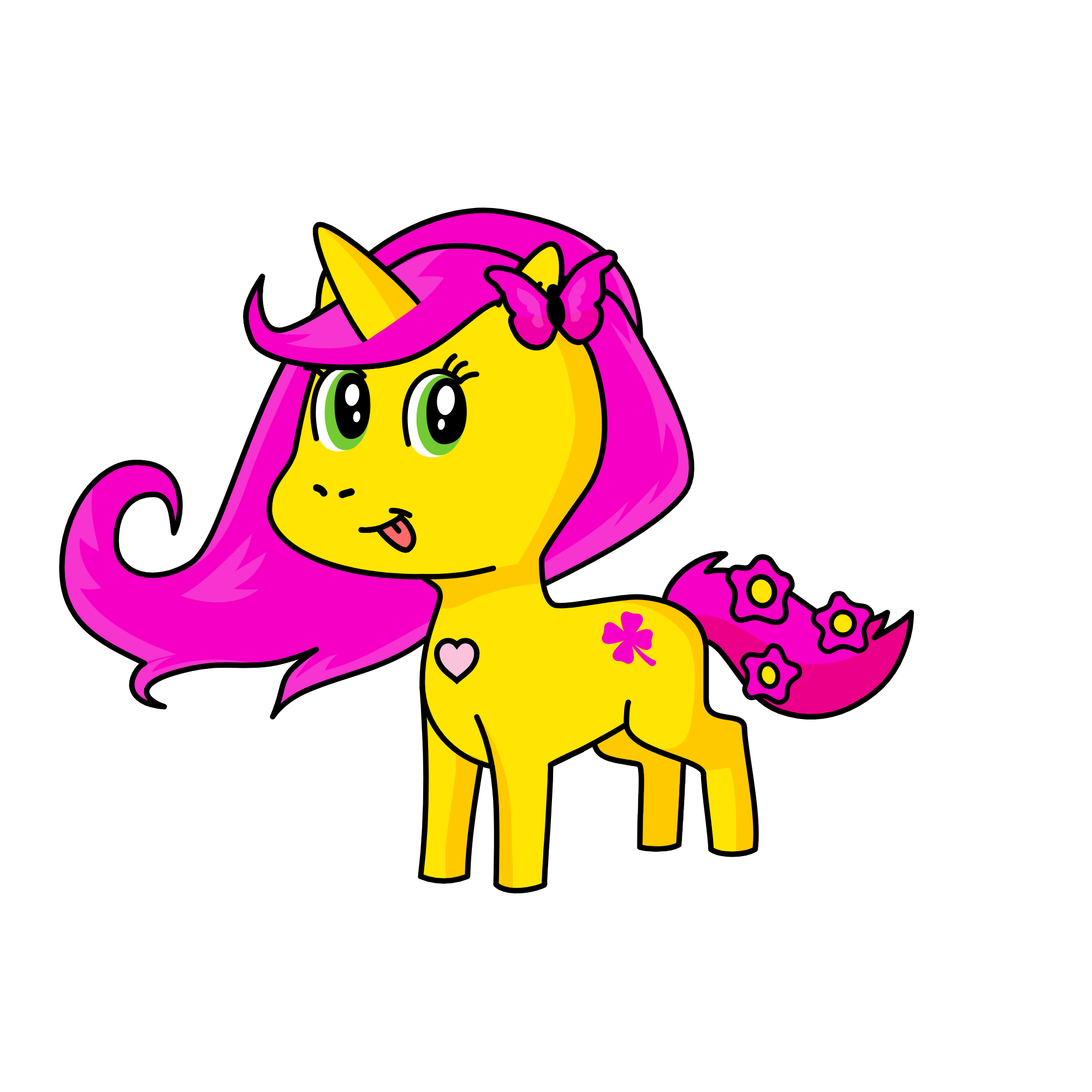 บัดเตอร์ชาย, the unicorn