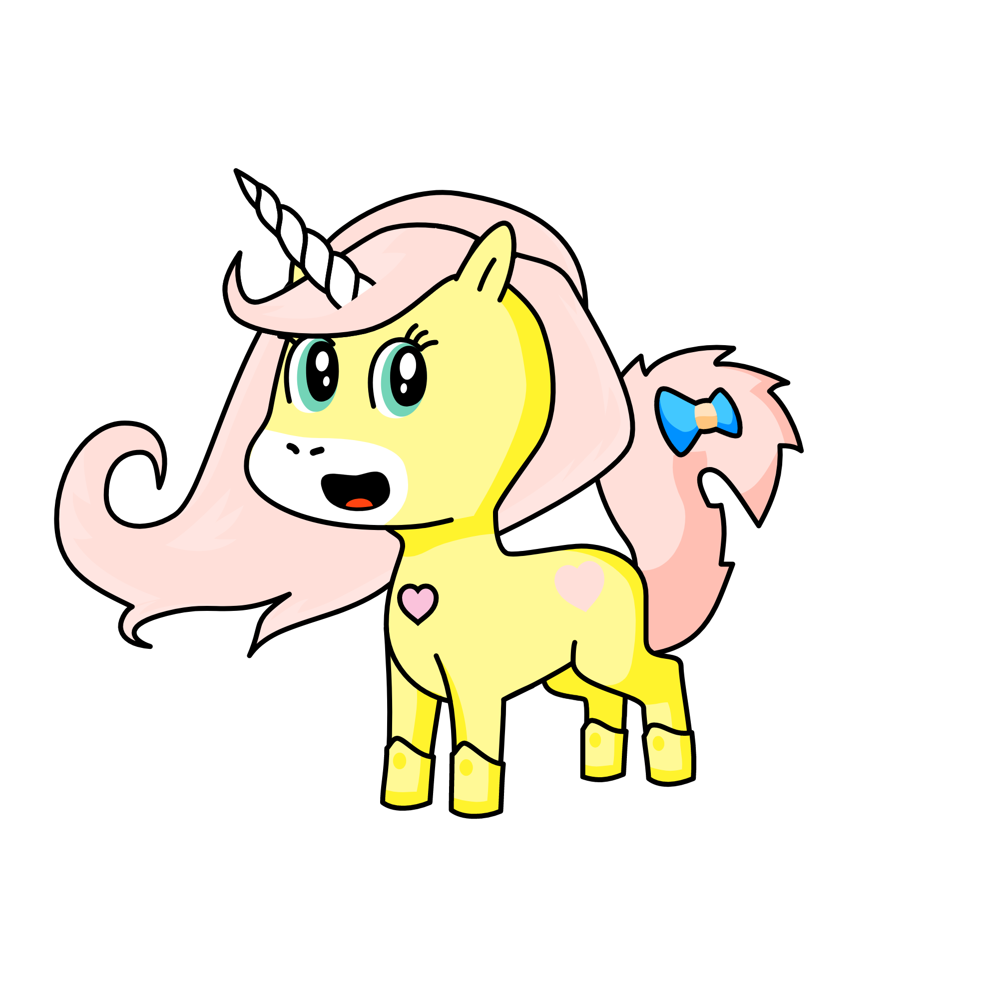 Flutershy, the unicorn