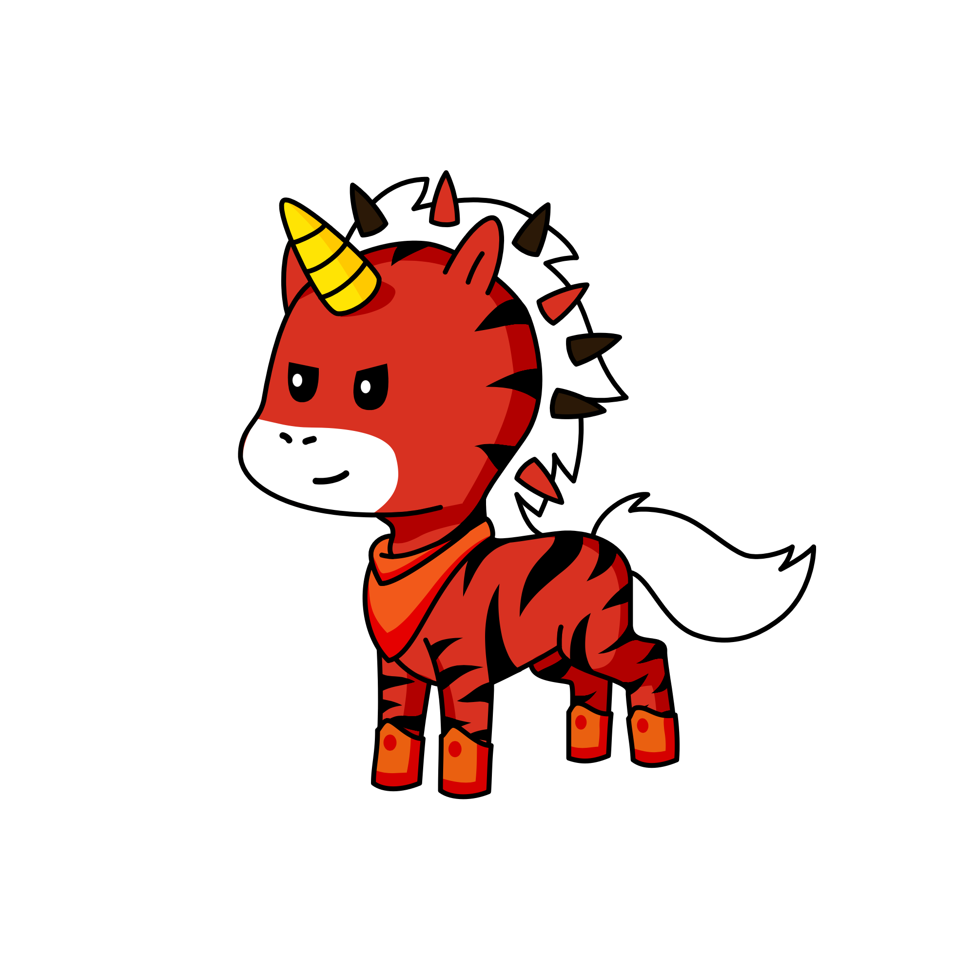 Fire, the unicorn