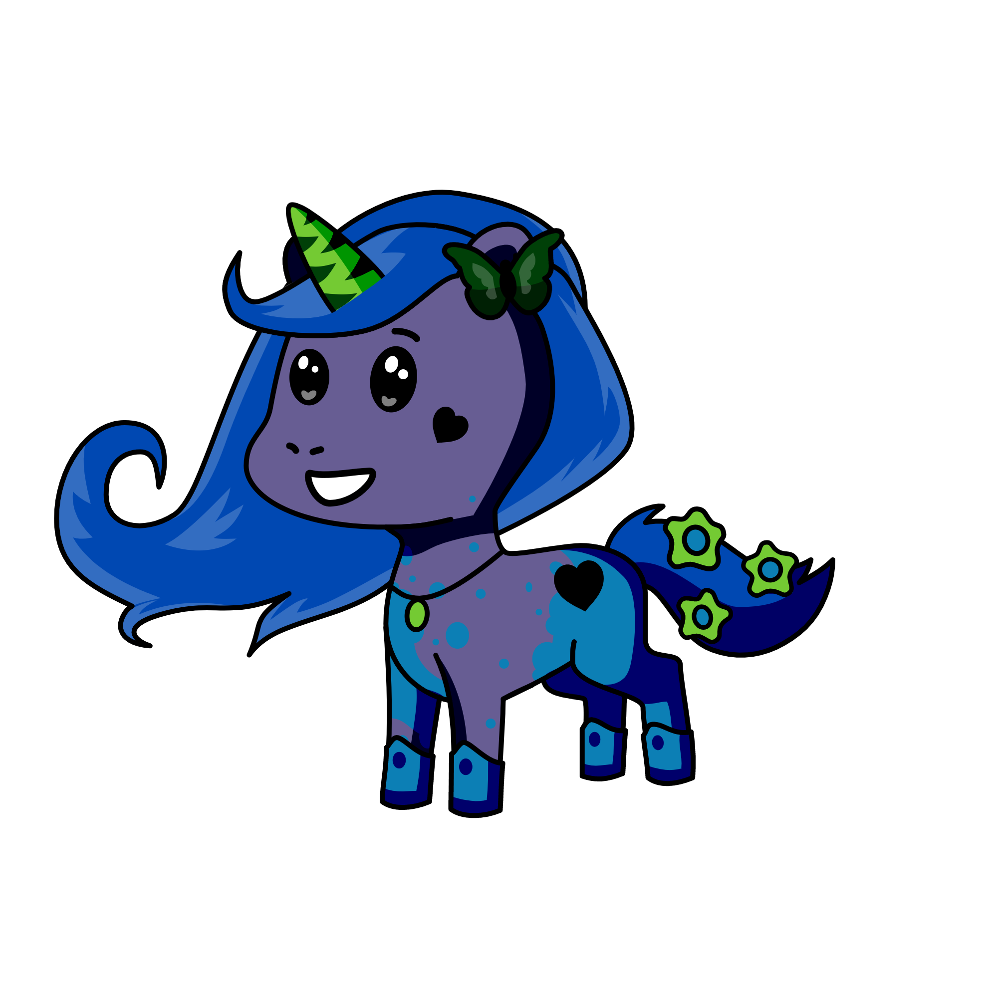Midnight, the unicorn