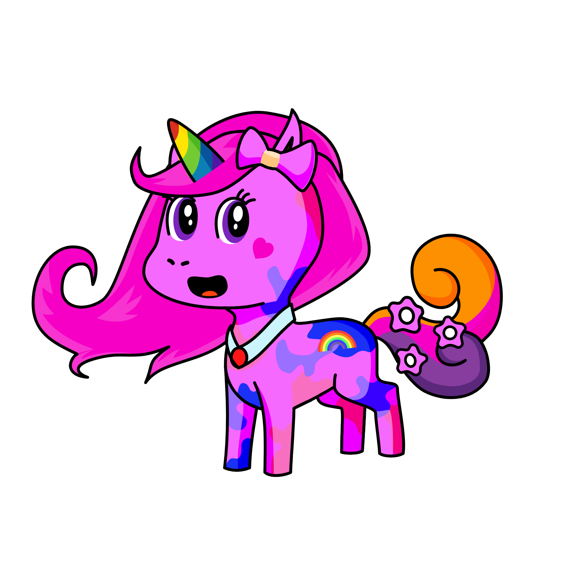 Fluttershy, the unicorn