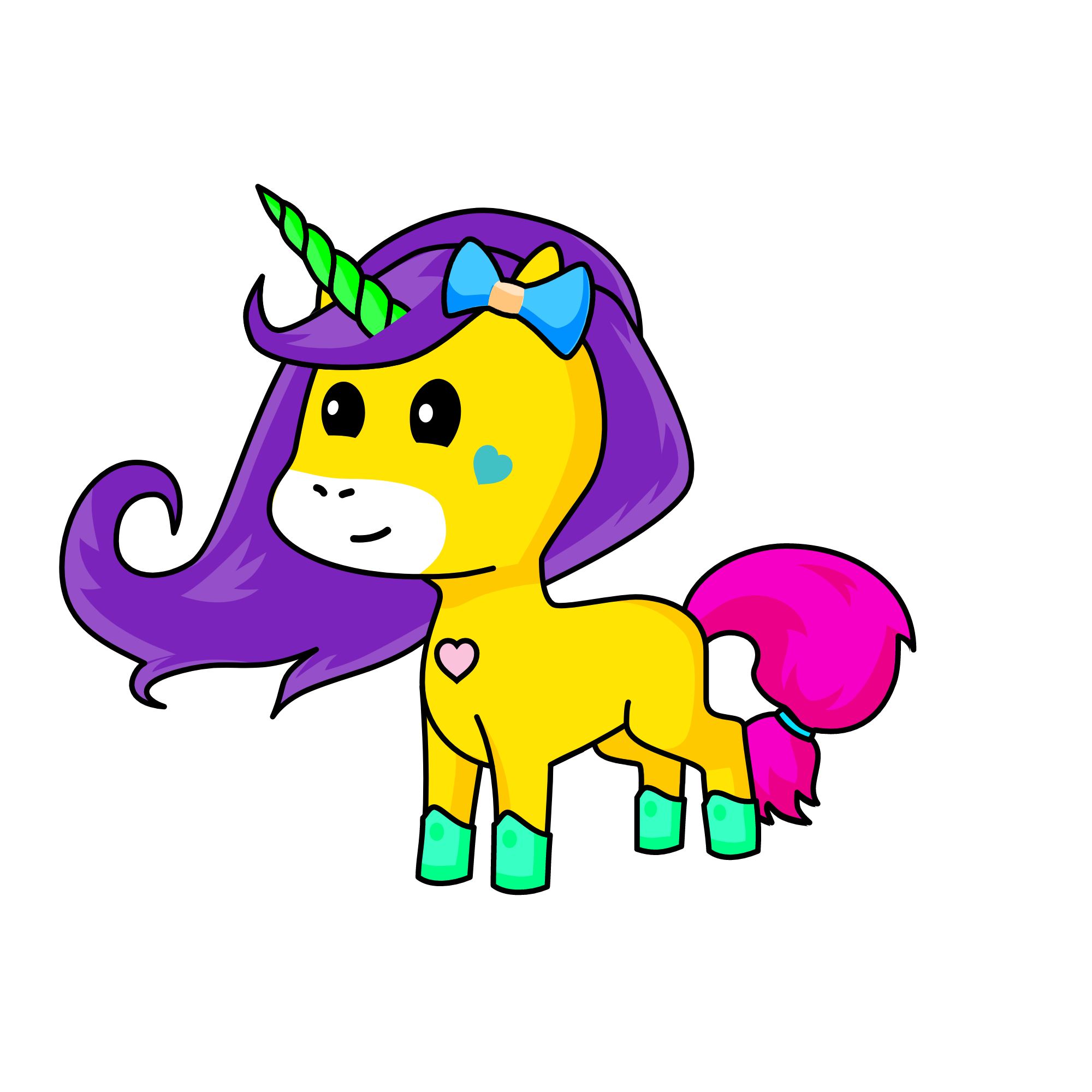 Sandy, the unicorn