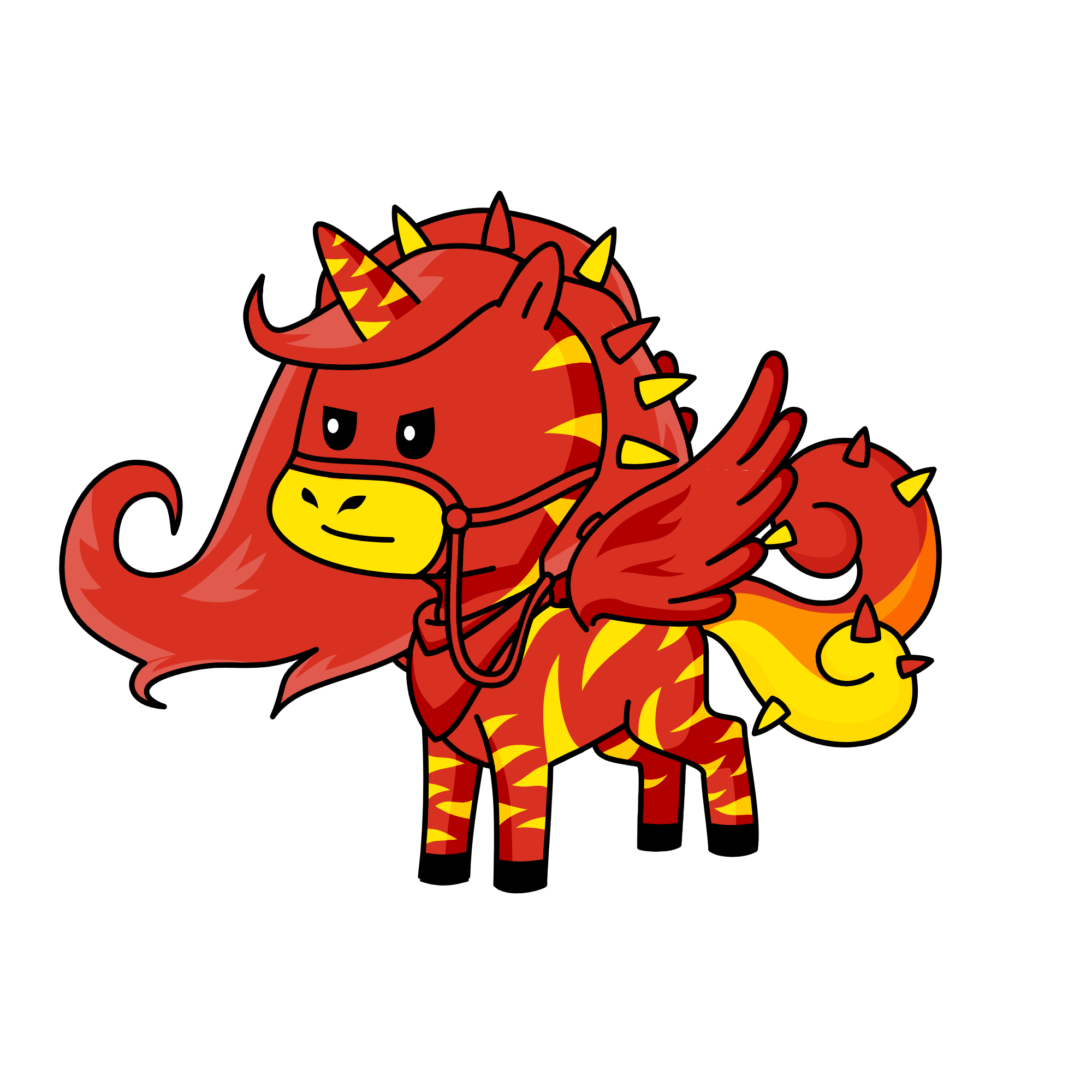 Fire, the unicorn