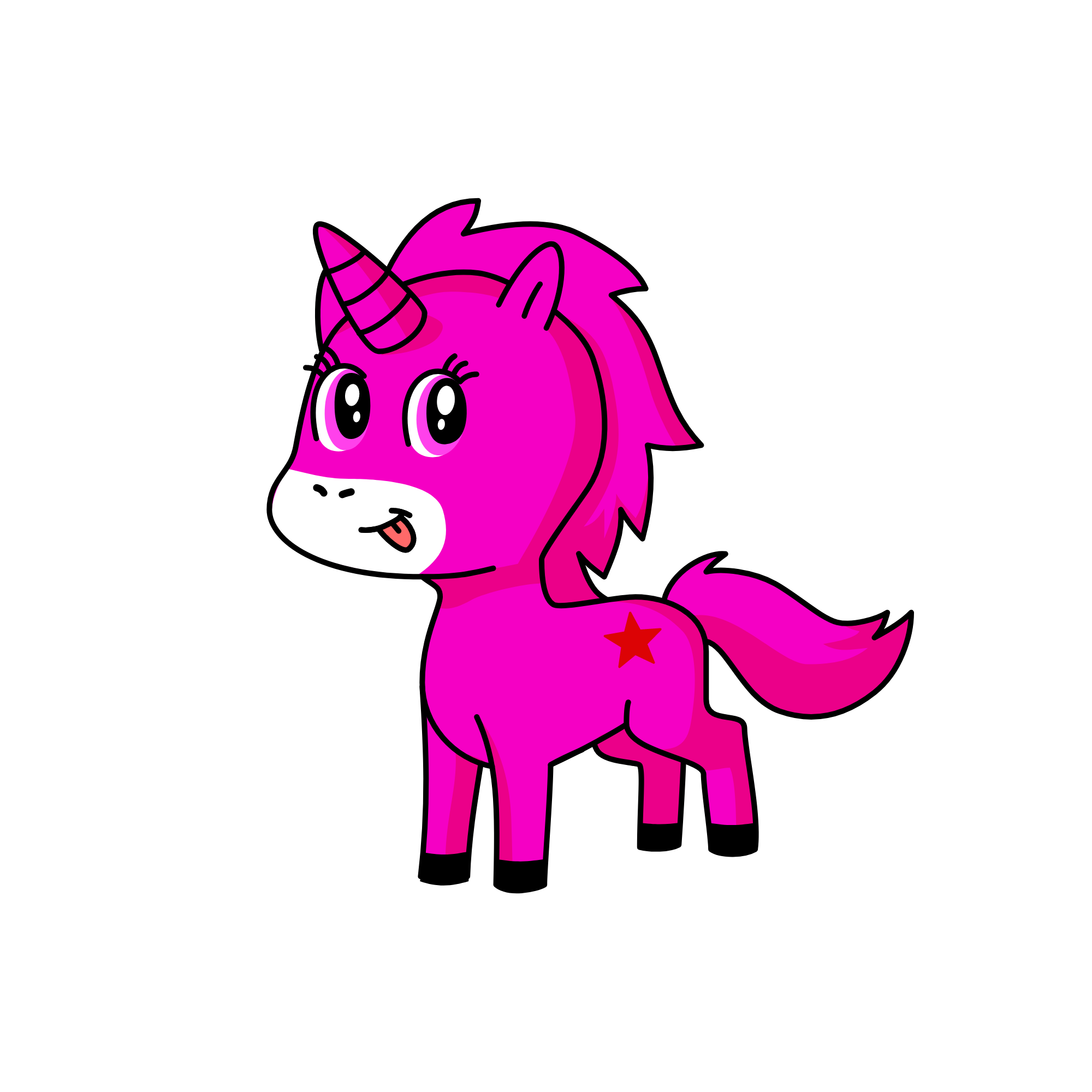 pinky, the unicorn