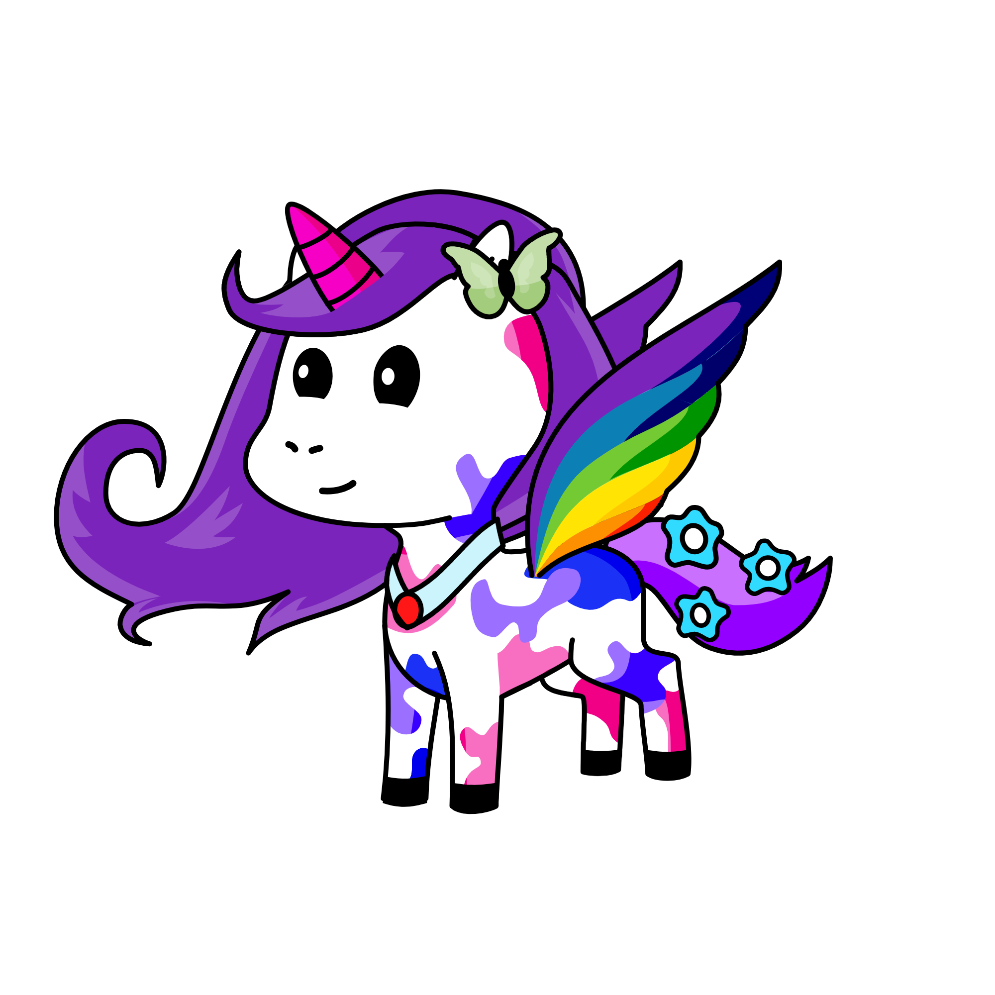 小紫, the unicorn