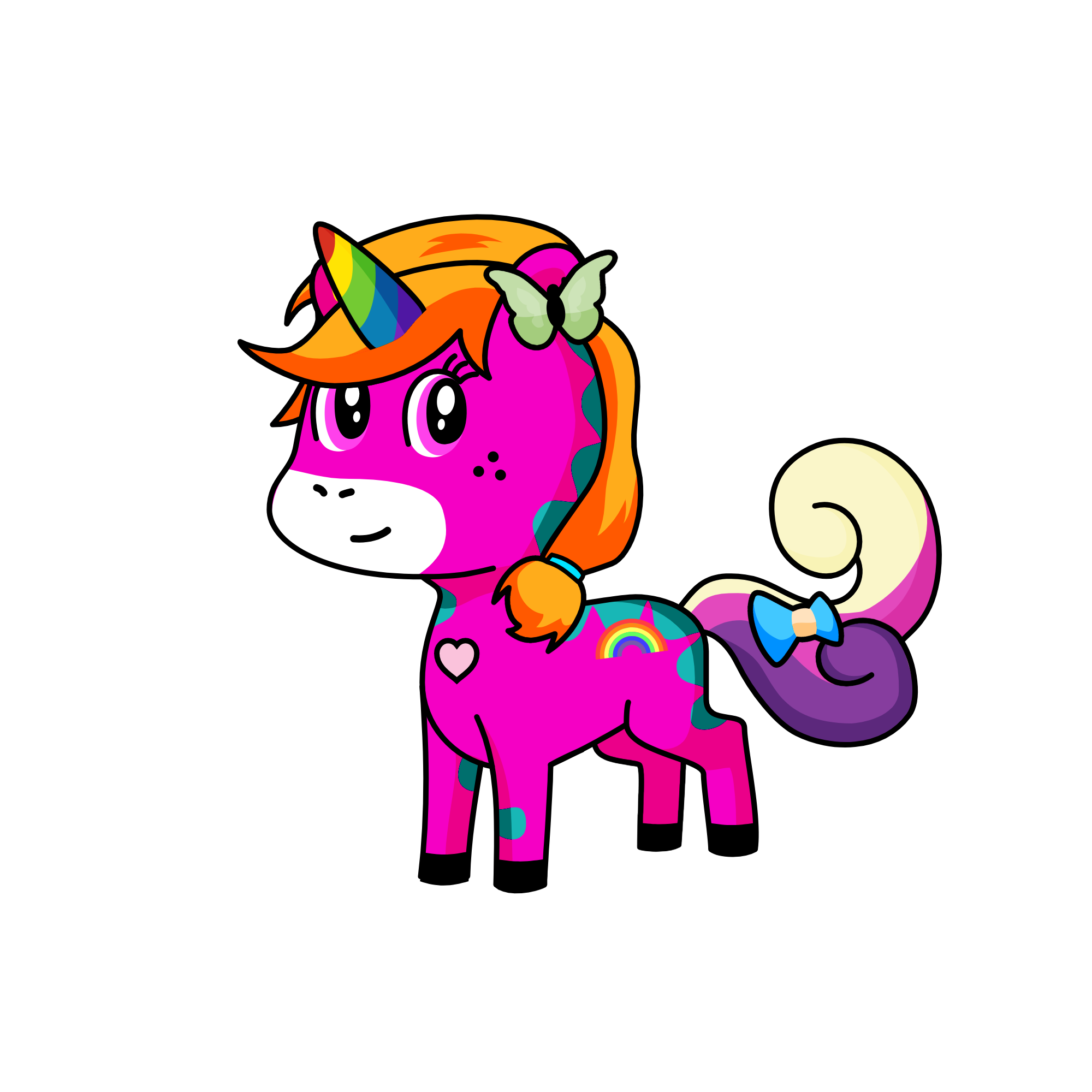Unicorny, the unicorn