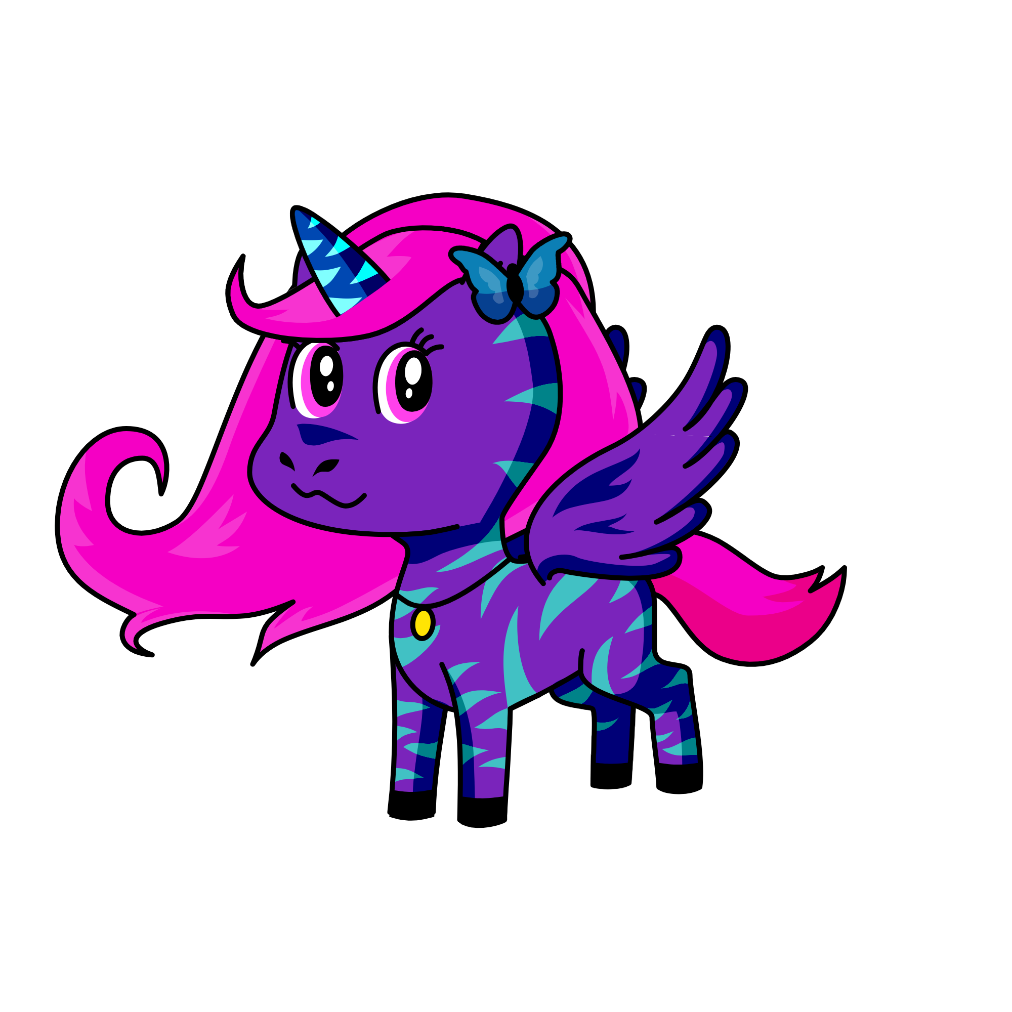 Zebracorn, the unicorn
