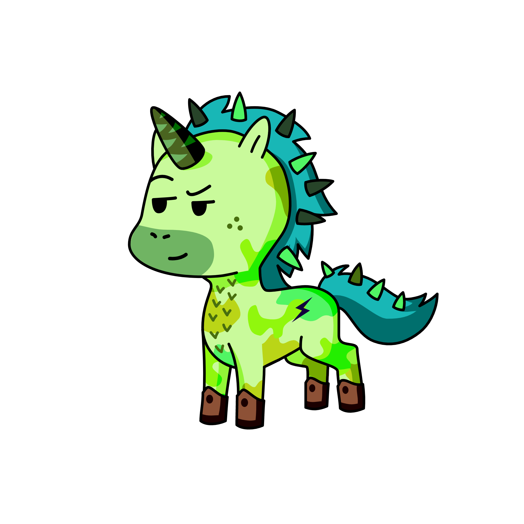 Creepy, the unicorn