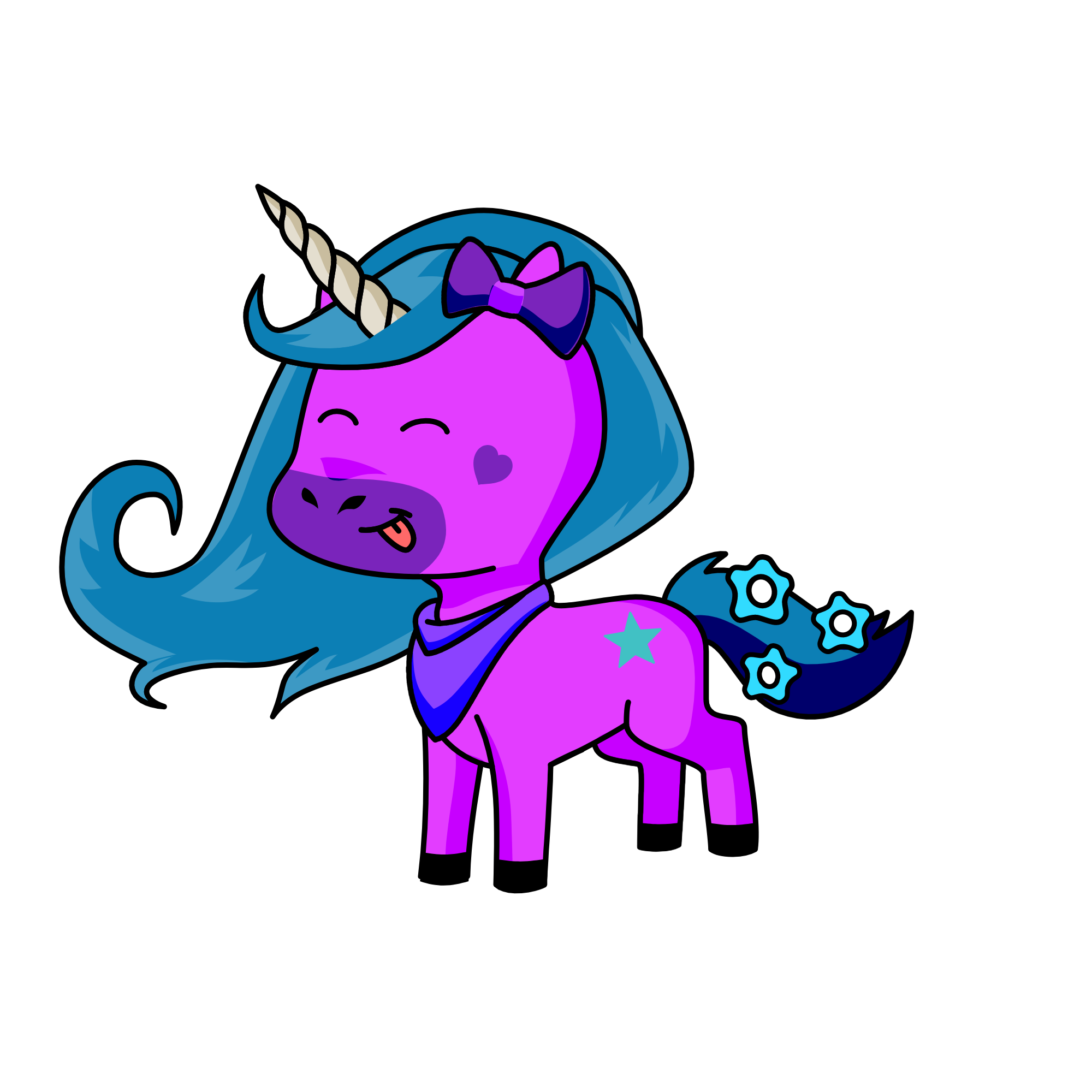 Issy, the unicorn