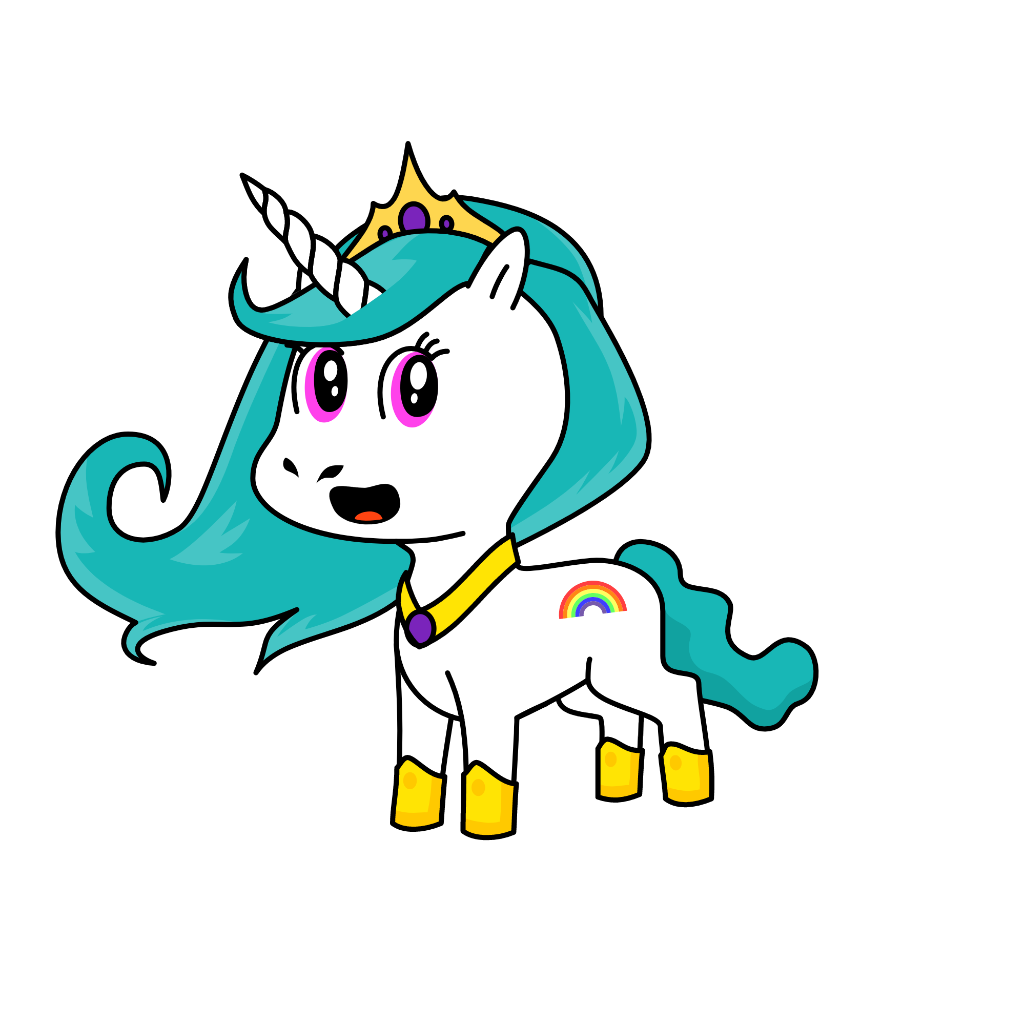 Celestia, the unicorn