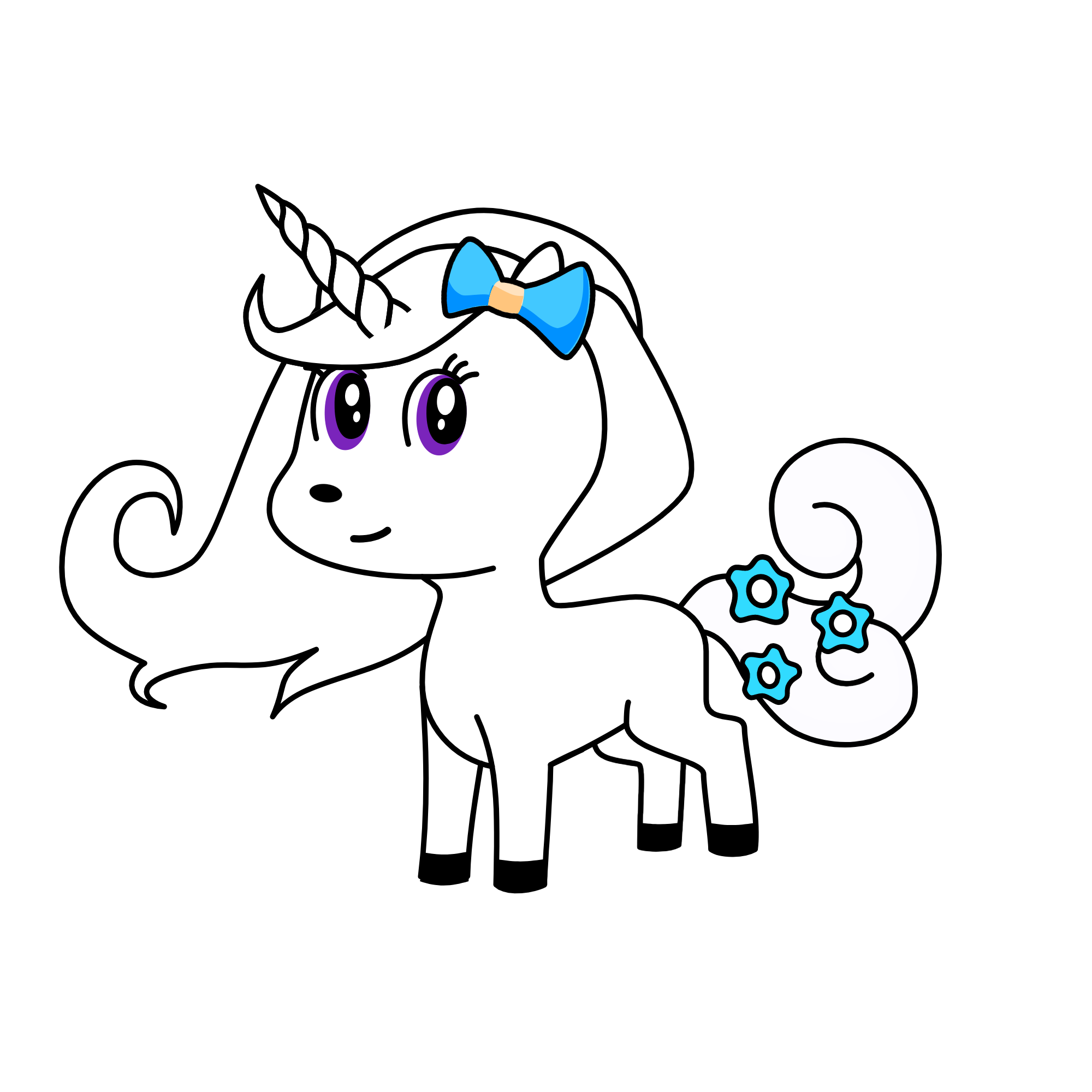 winter, the unicorn