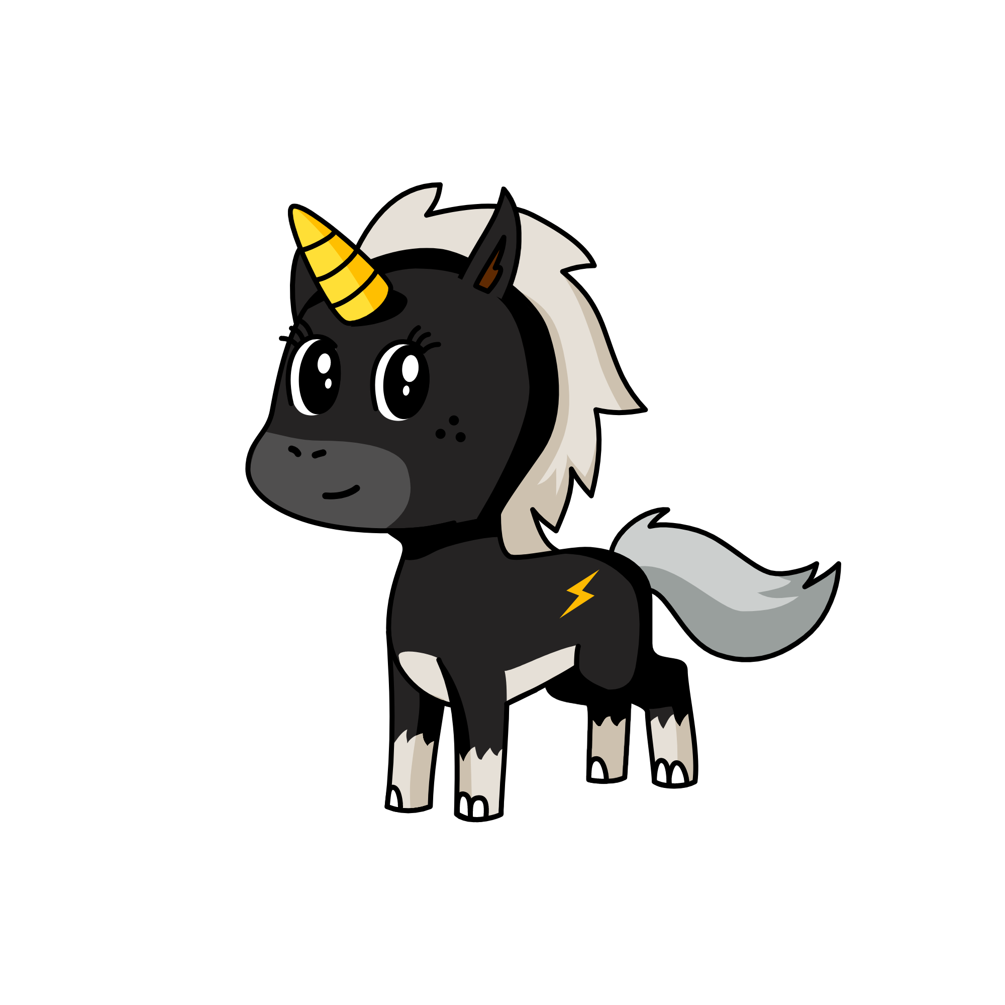 Luna, the unicorn