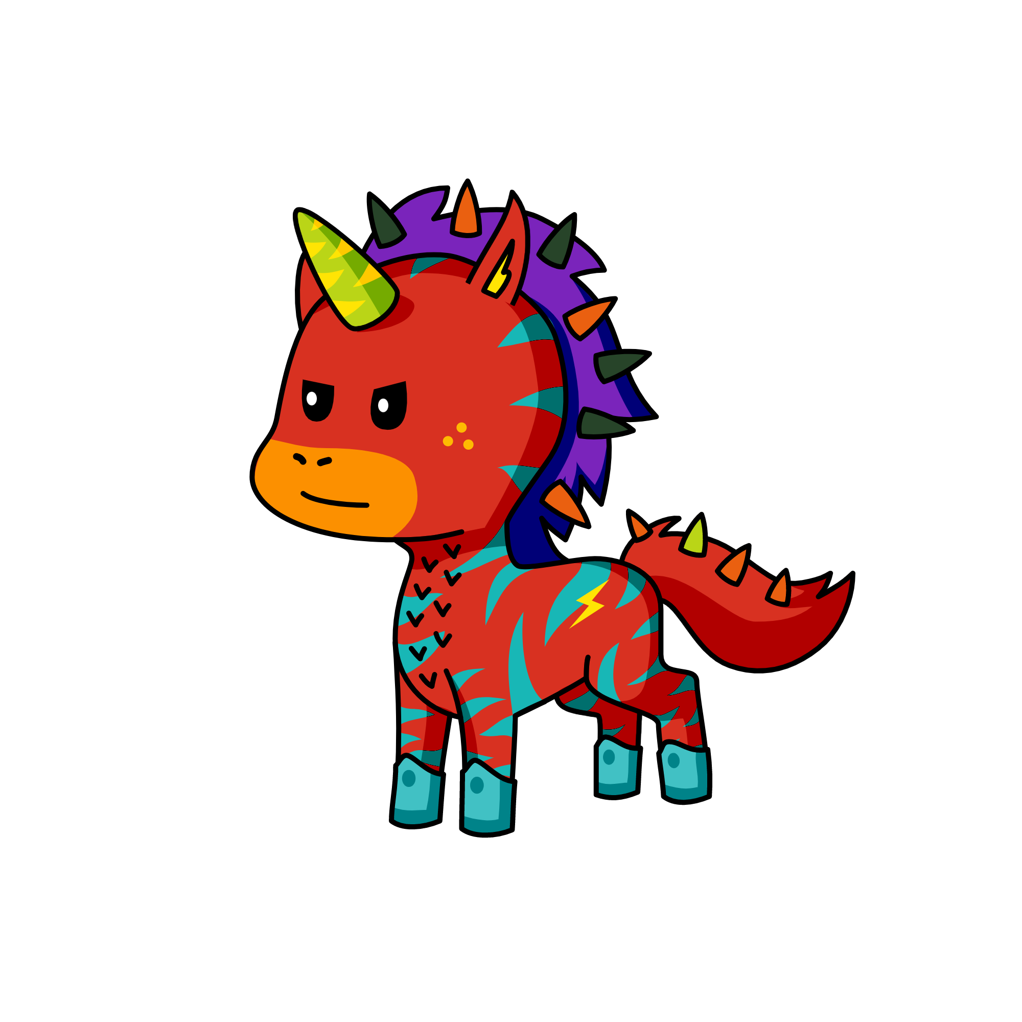 strongblacky, the unicorn
