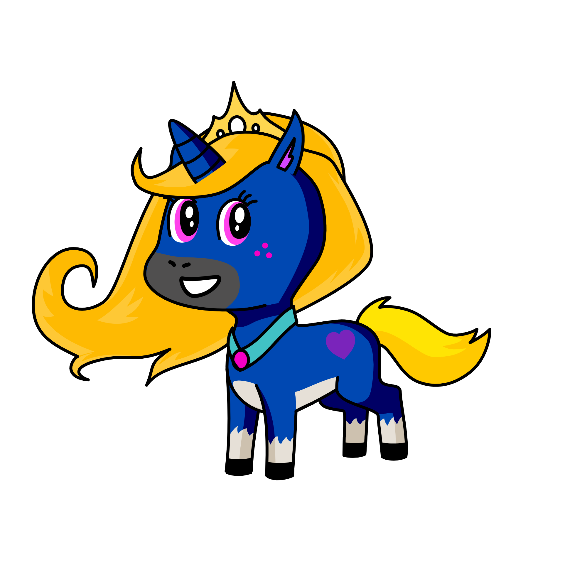 loving night, the unicorn