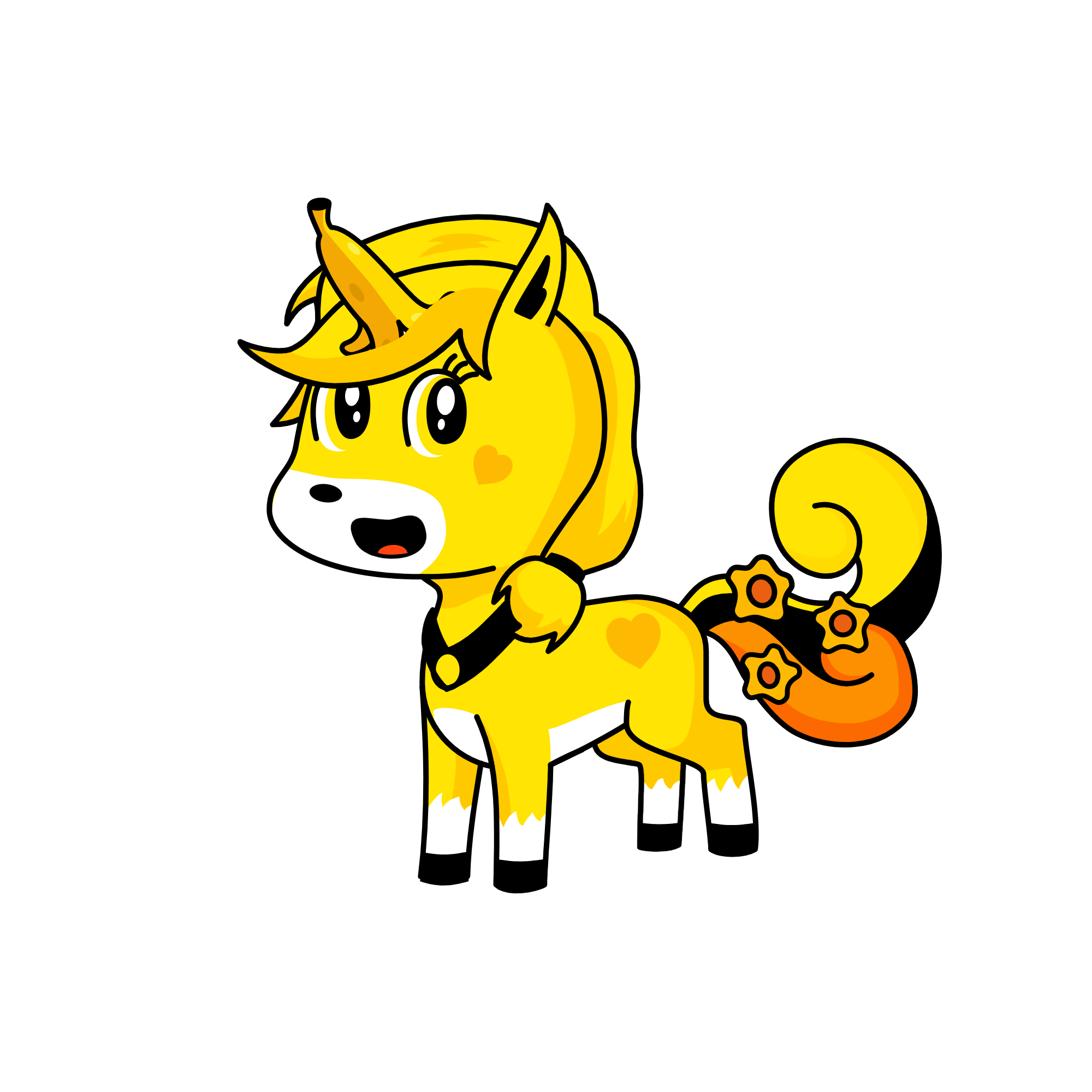 banana, the unicorn