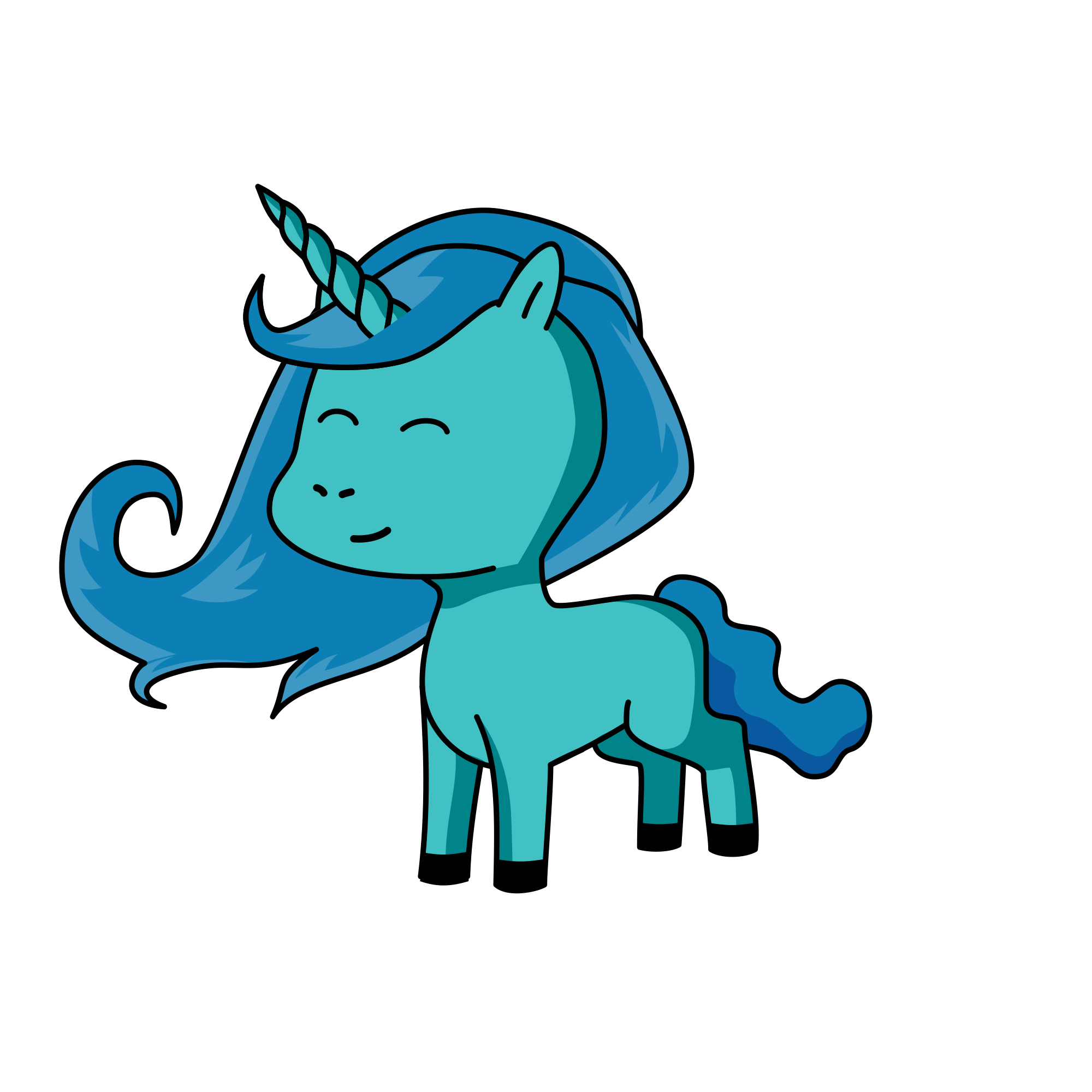 Water Moon, the unicorn