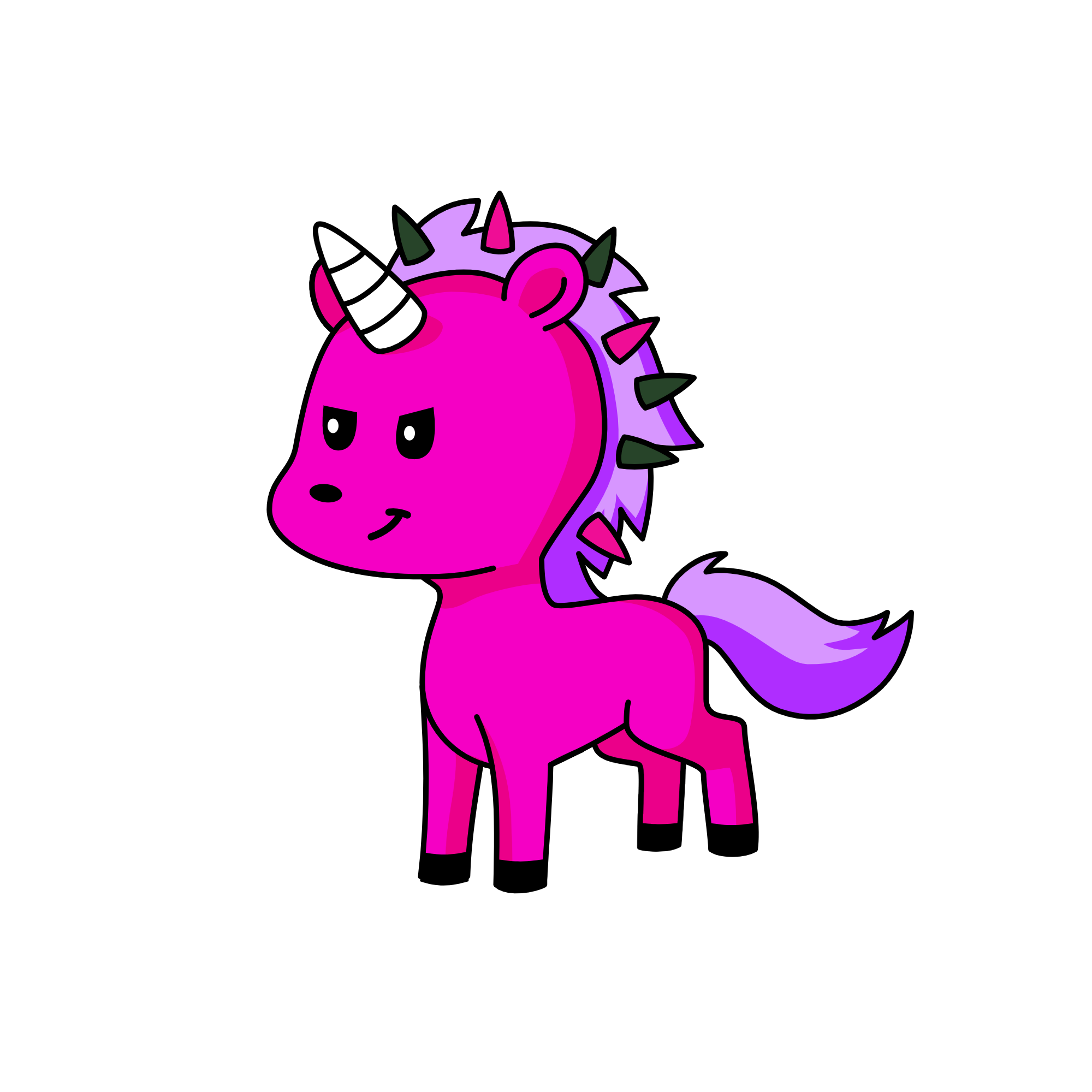 butt face, the unicorn