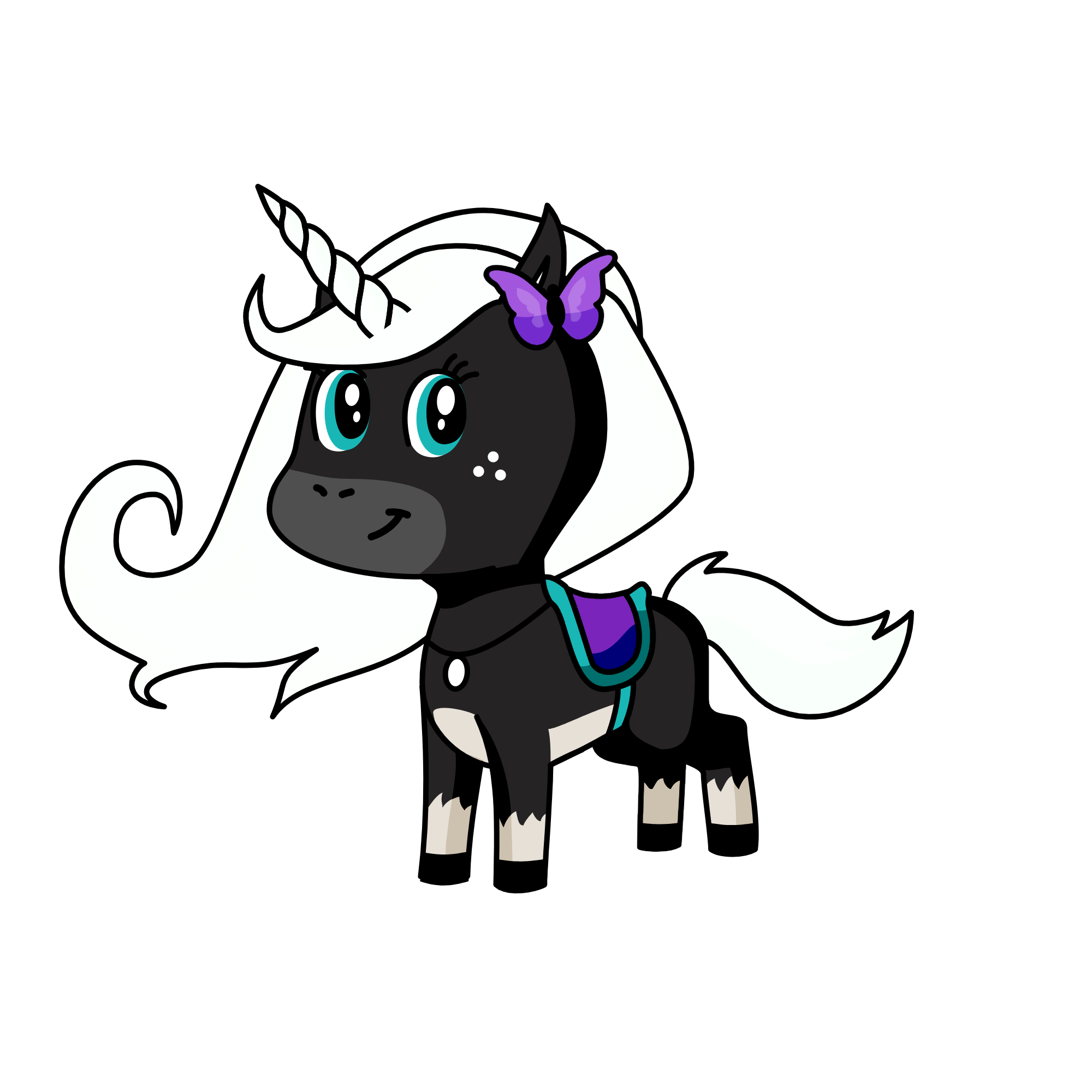 Midnight, the unicorn
