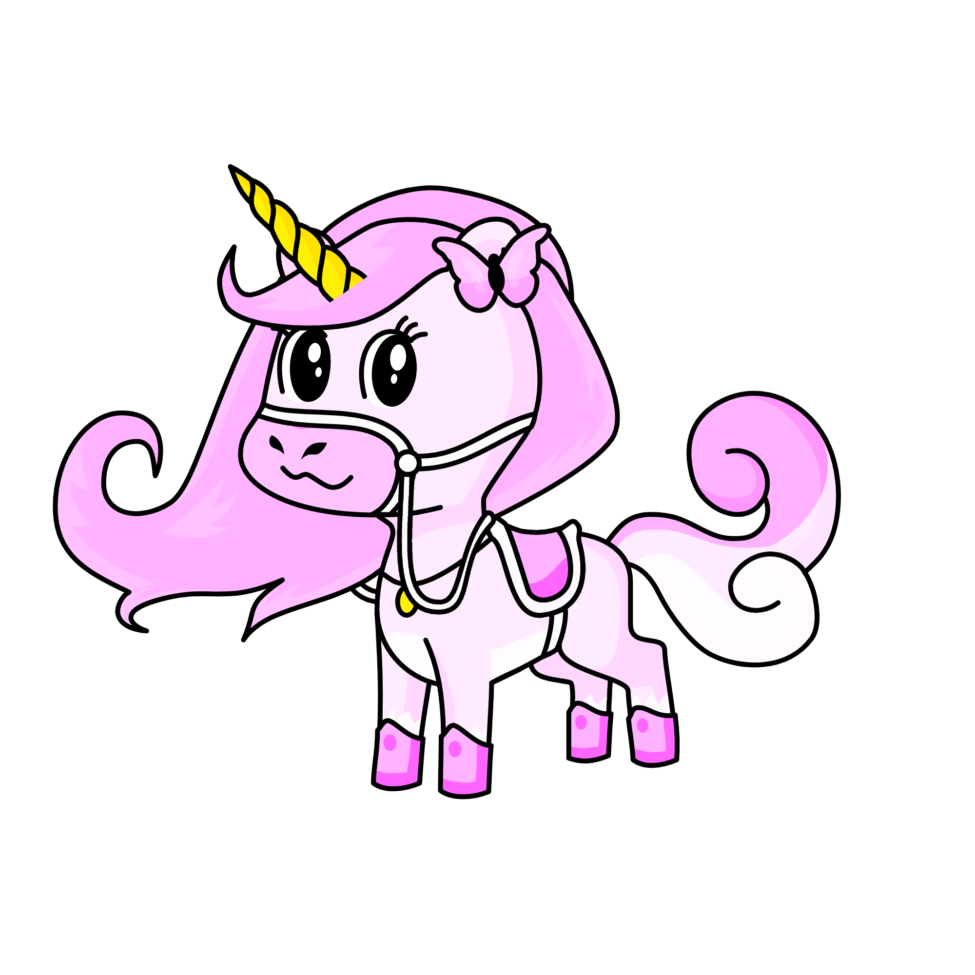 Pinky, the unicorn
