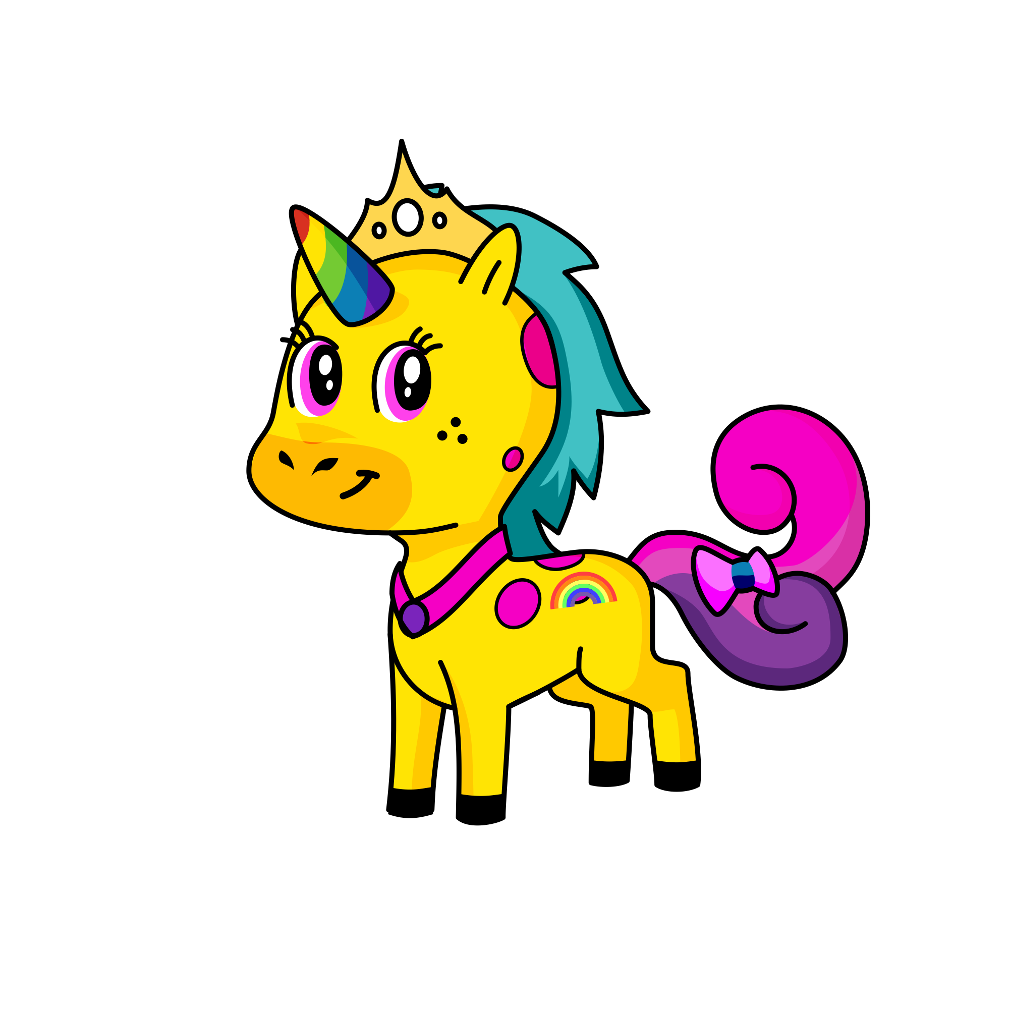Queen, the unicorn