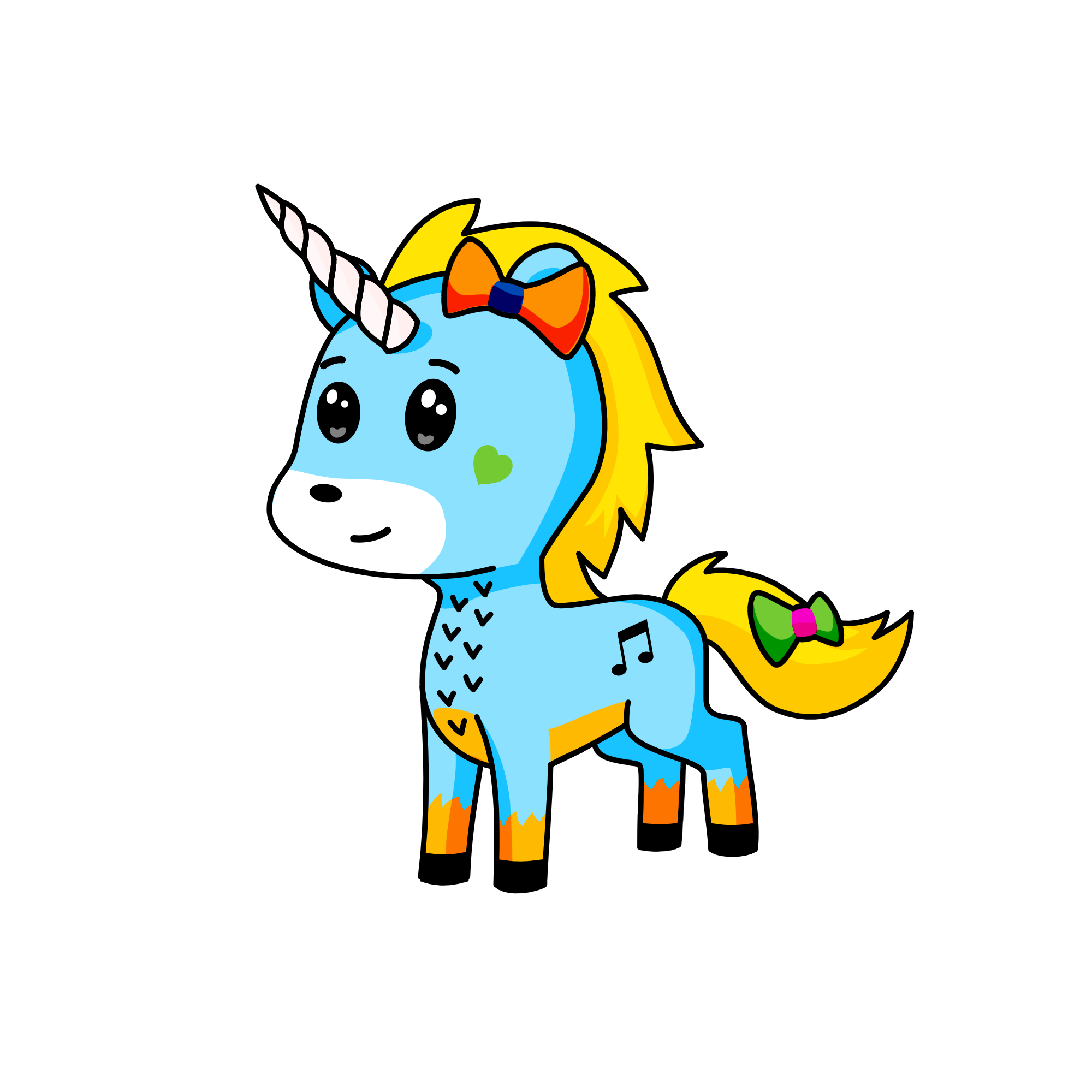 nerdy, the unicorn