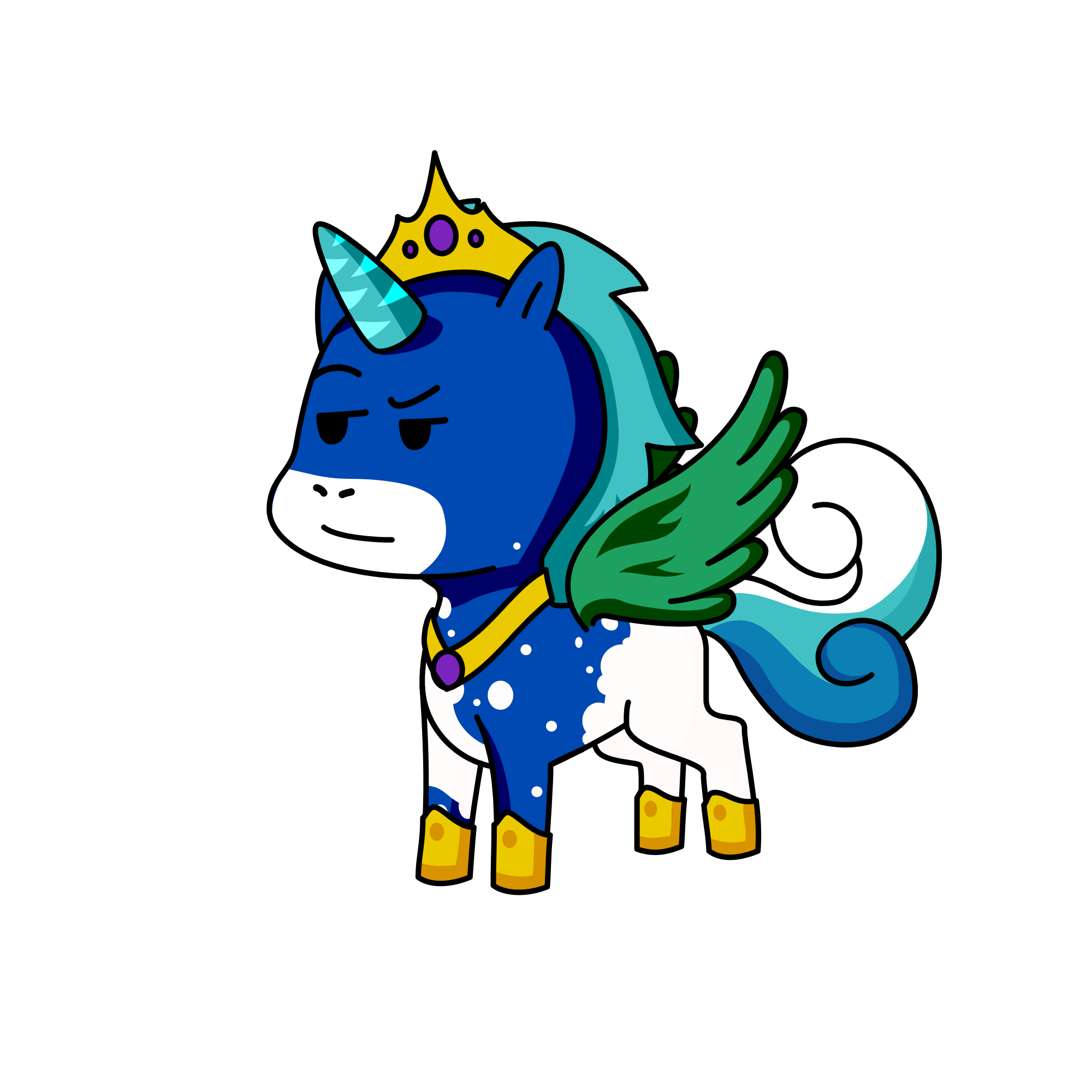 Waterfall, the unicorn