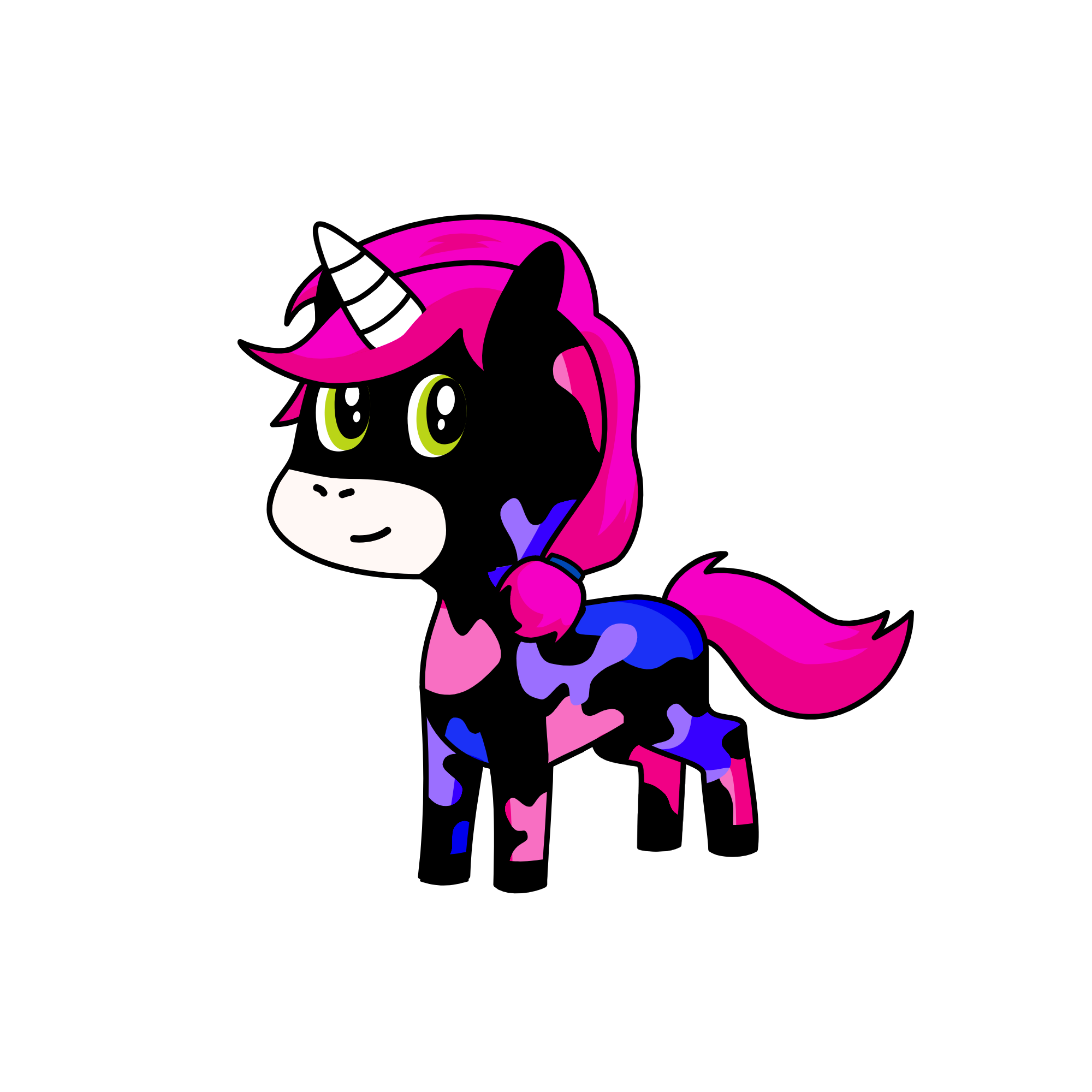 camo, the unicorn
