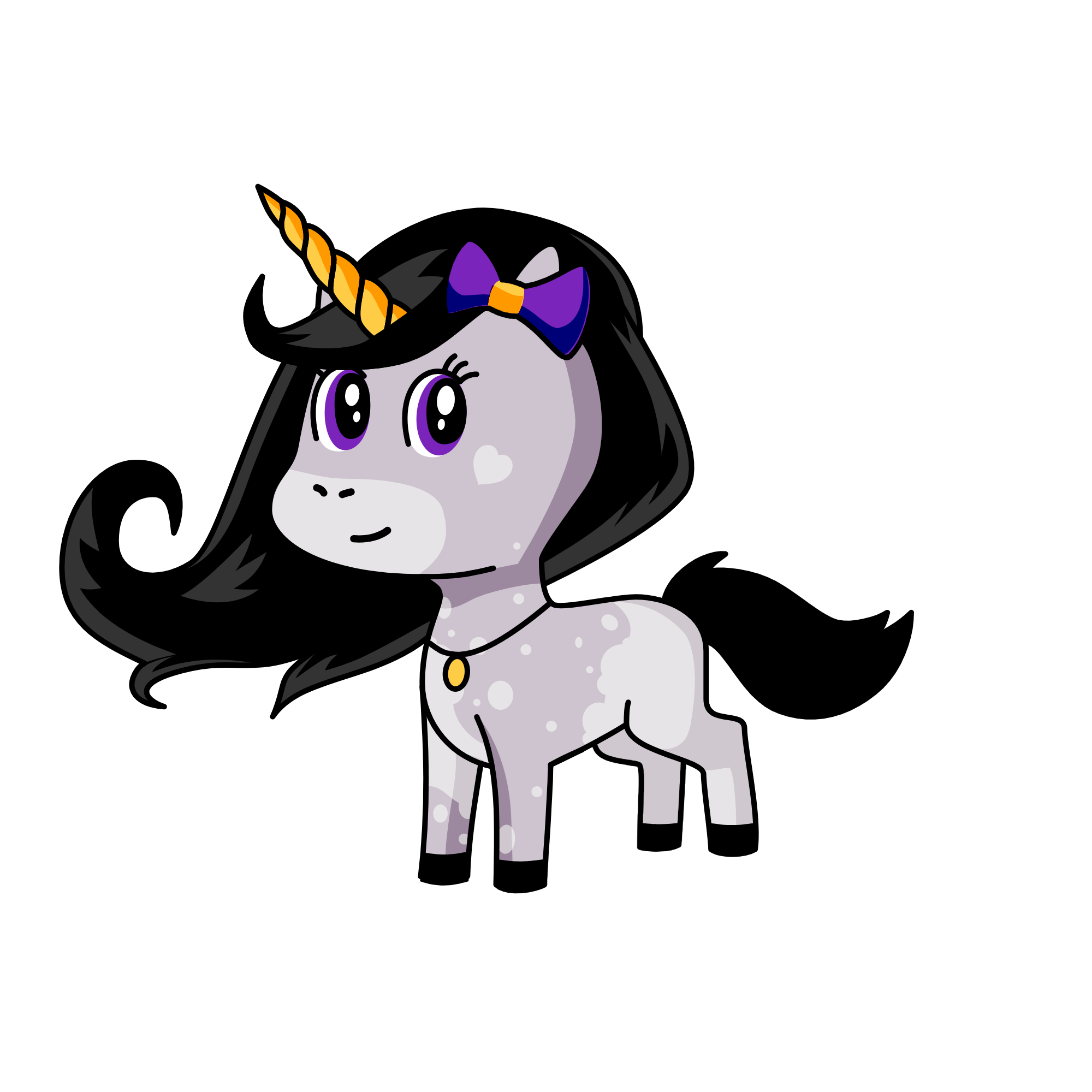 Moonlight, the unicorn