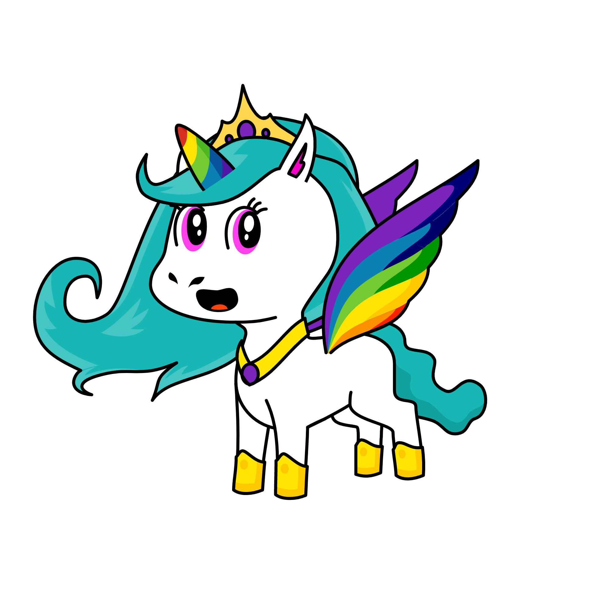 Celestia, the unicorn
