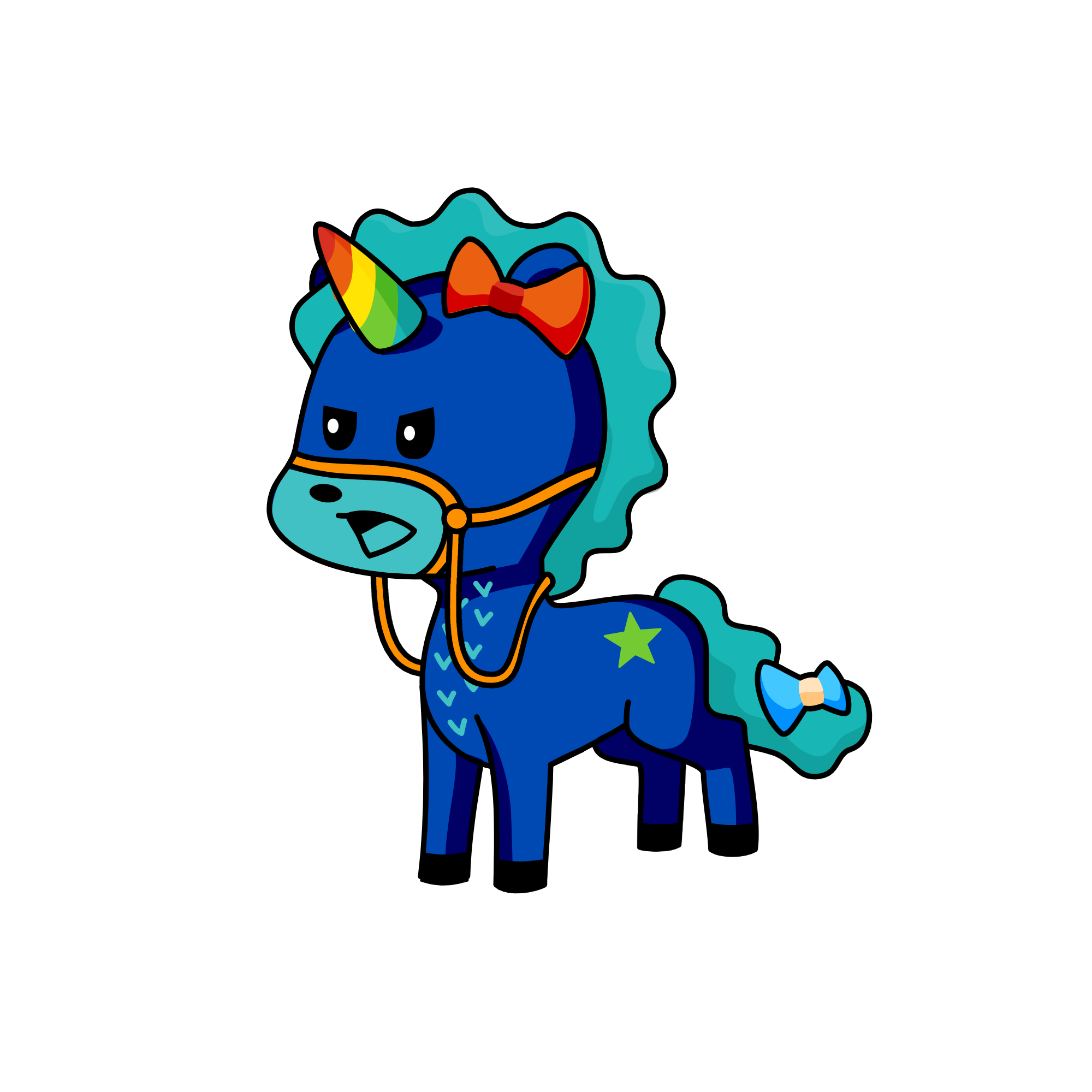 star clown, the unicorn