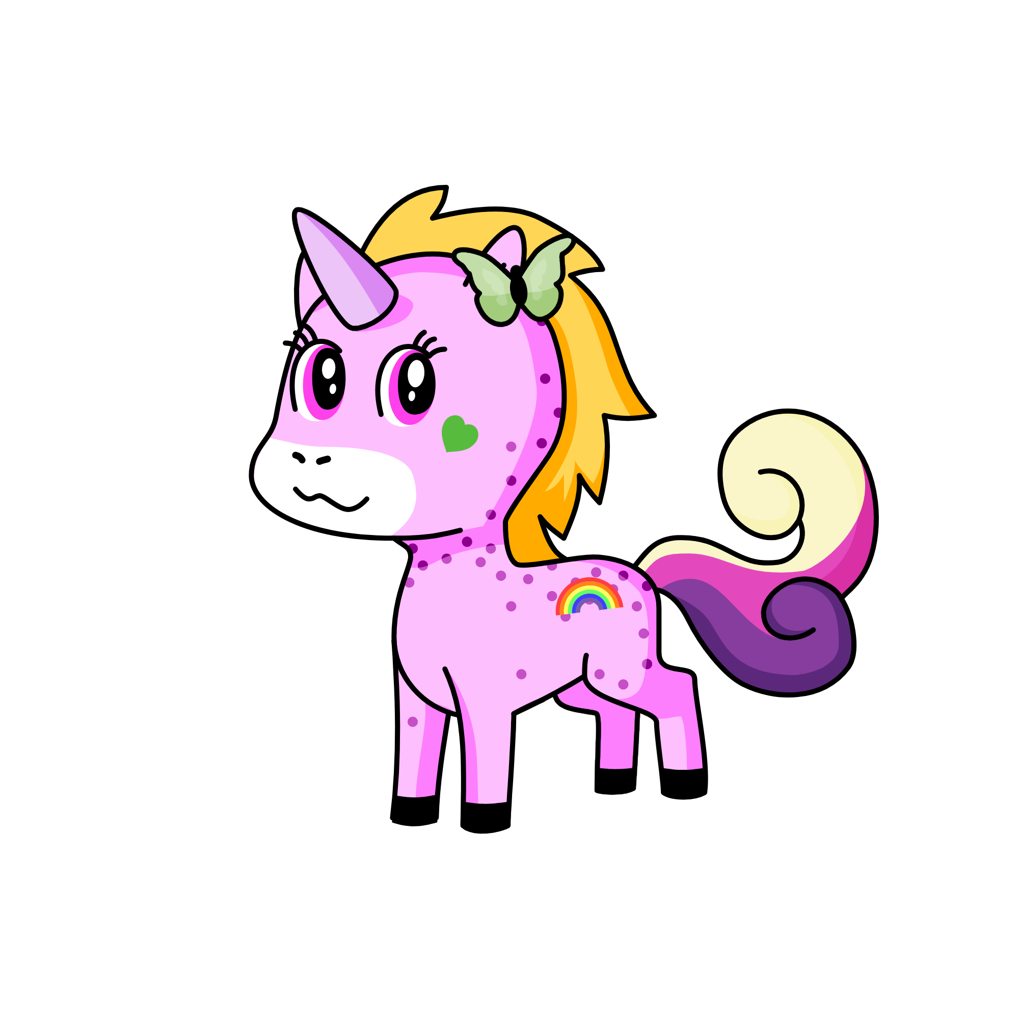 pinky, the unicorn