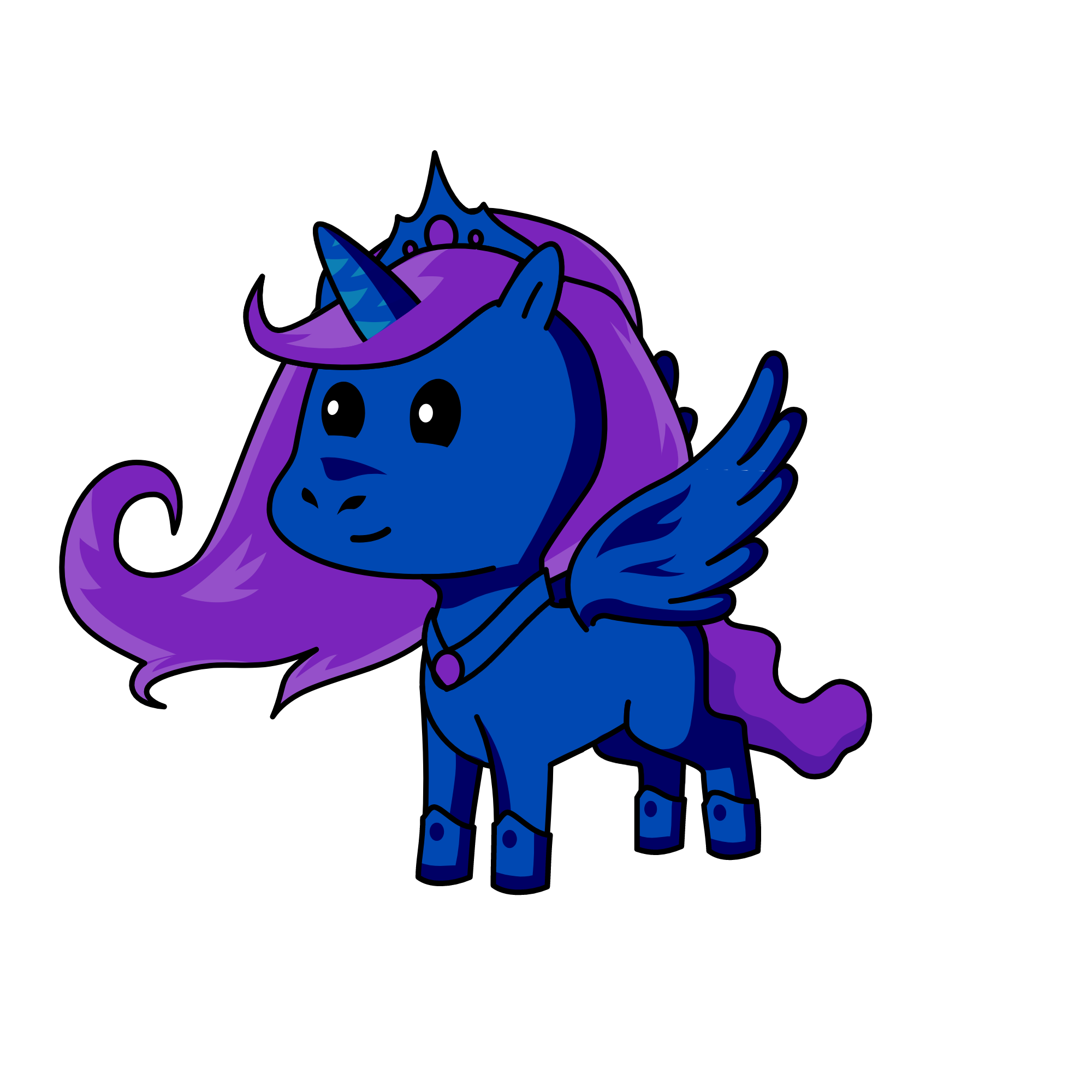Luna, the unicorn