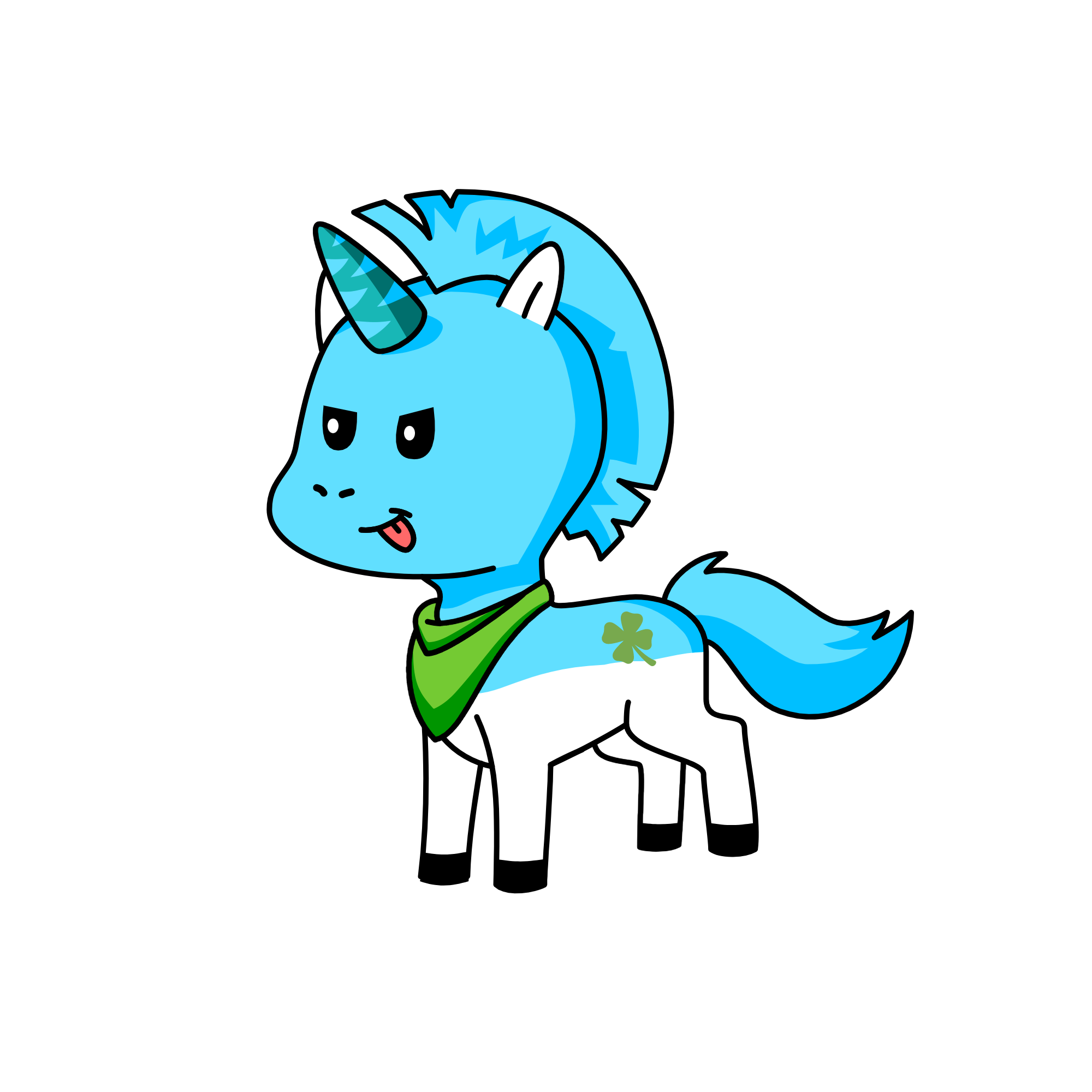 Clover, the unicorn