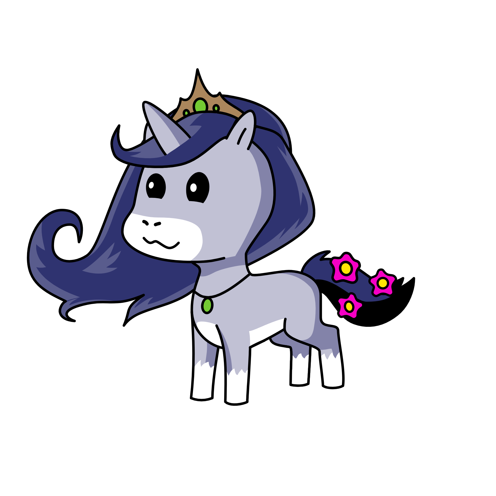Princess Petal of the wilderness, the unicorn