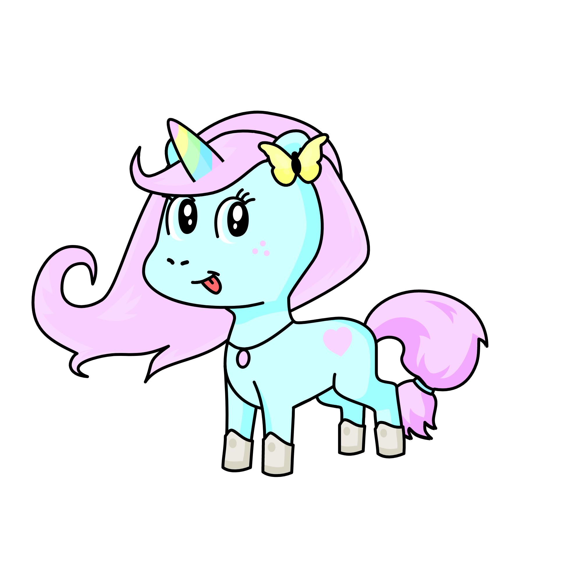 candy, the unicorn